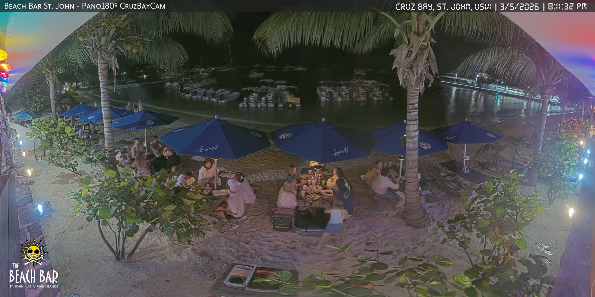 St. John, Cruz Bay Beach Live Cam -  Cruz Bay, St. John, United States Virgin Islands, USA