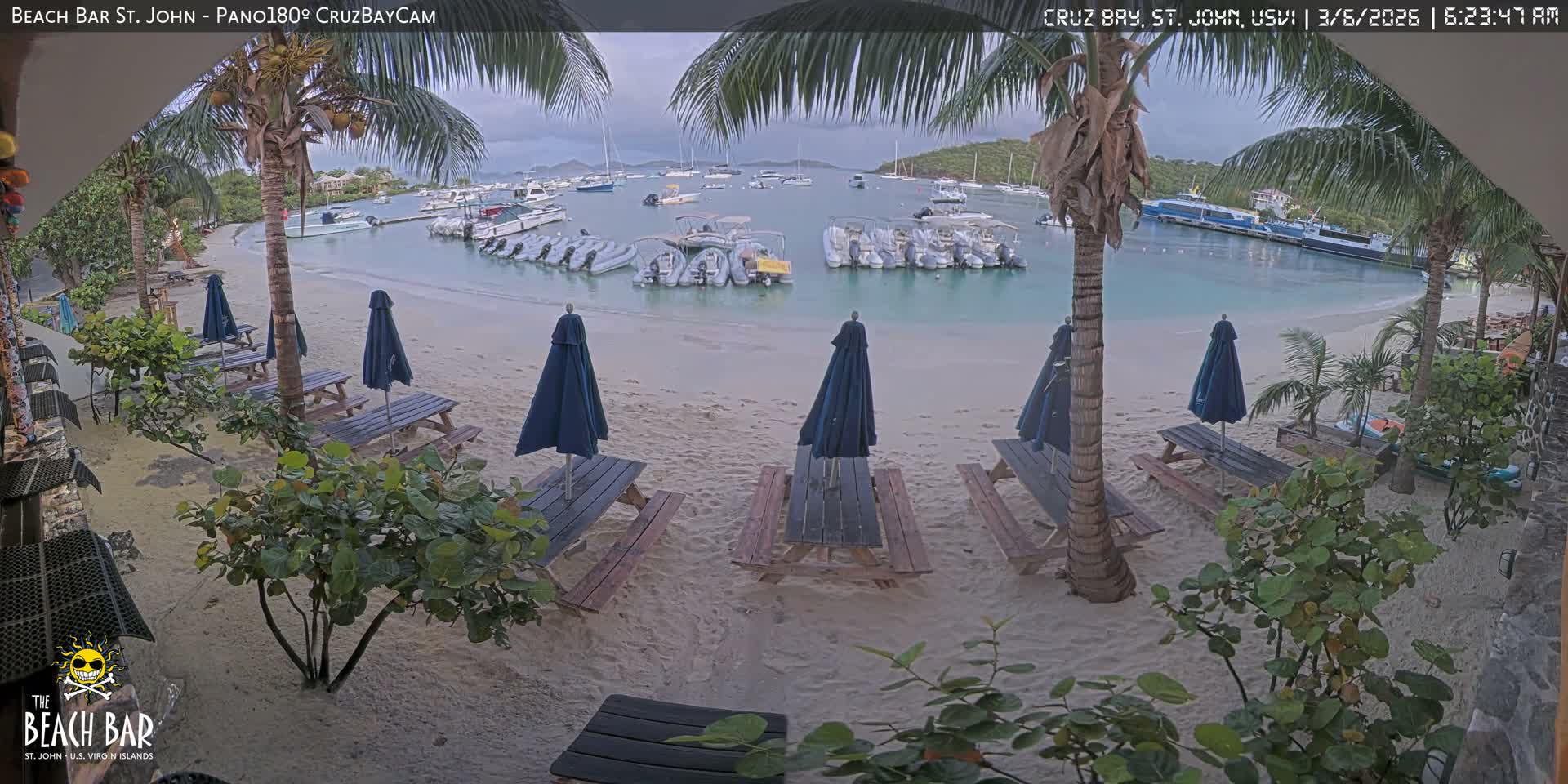 St. John, Cruz Bay Beach Live Cam -  Cruz Bay, St. John, United States Virgin Islands, USA