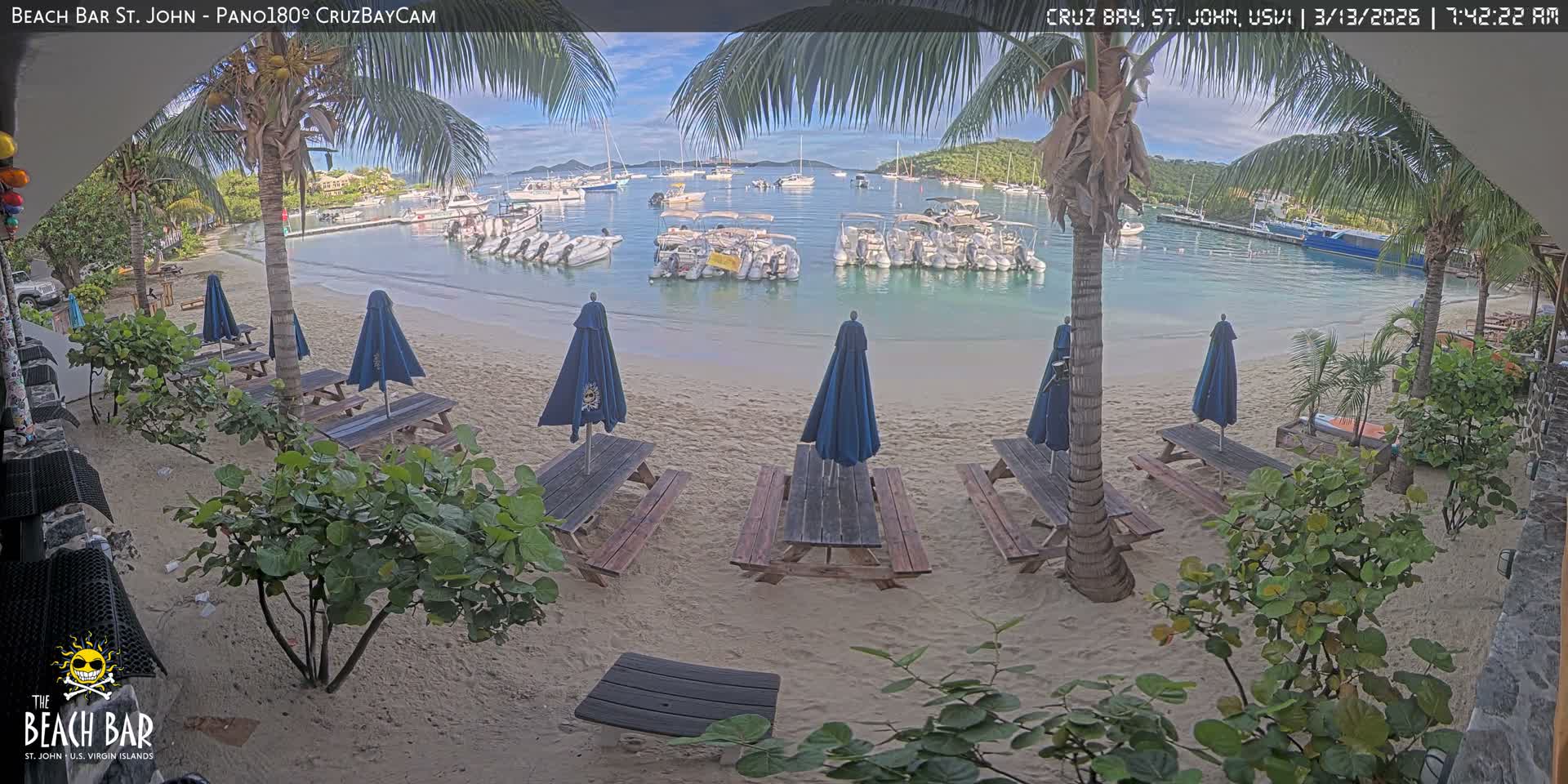 St. John, Cruz Bay Beach Live Cam -  Cruz Bay, St. John, United States Virgin Islands, USA