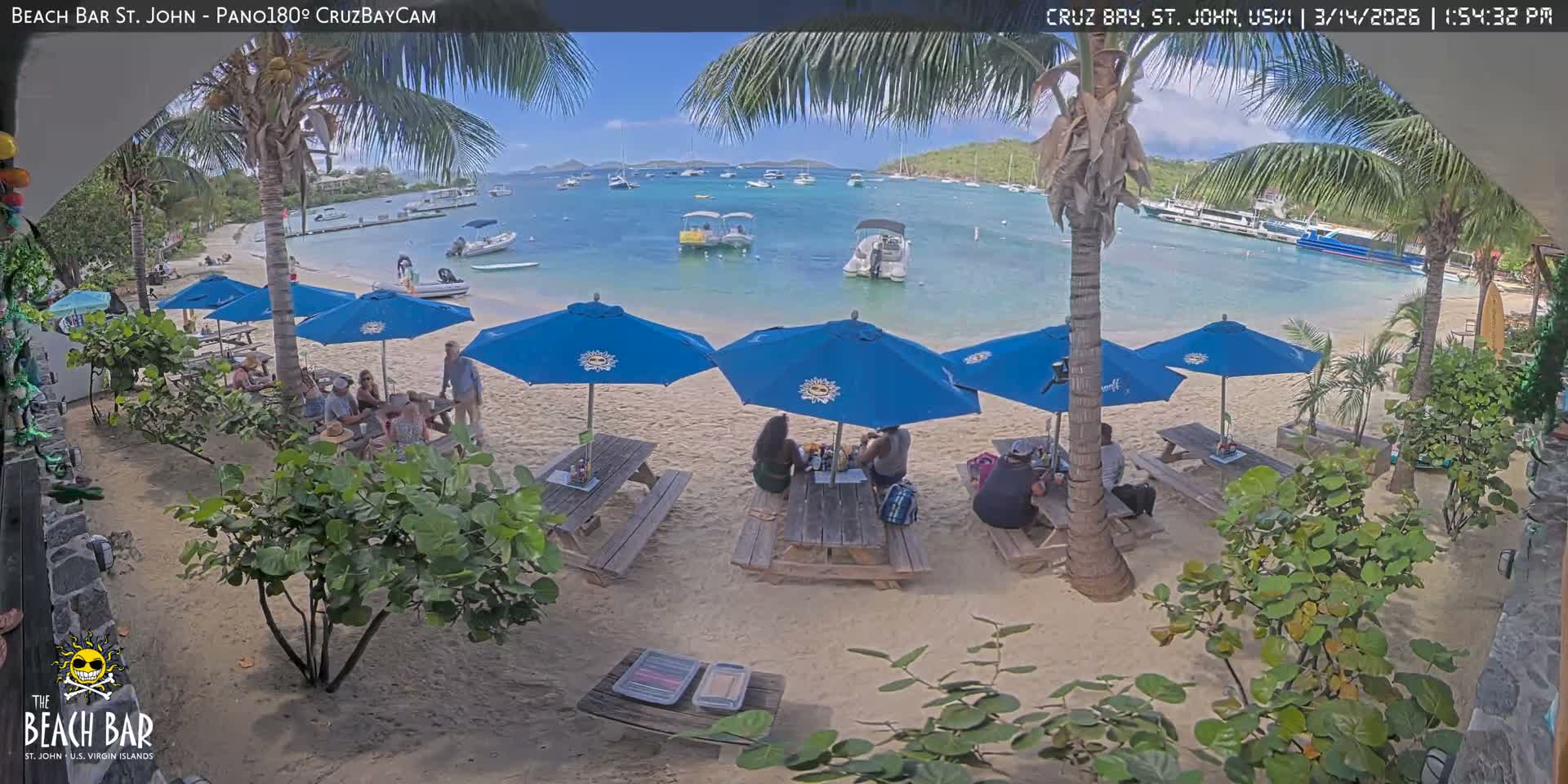 St. John, Cruz Bay Beach Live Cam -  Cruz Bay, St. John, United States Virgin Islands, USA