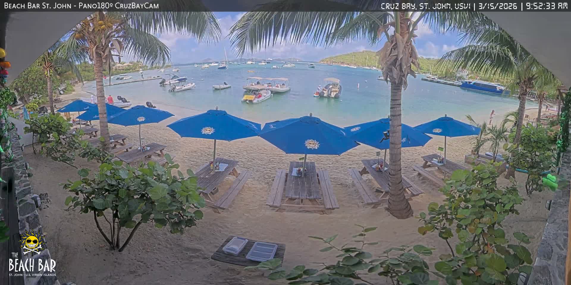 St. John, Cruz Bay Beach Live Cam -  Cruz Bay, St. John, United States Virgin Islands, USA