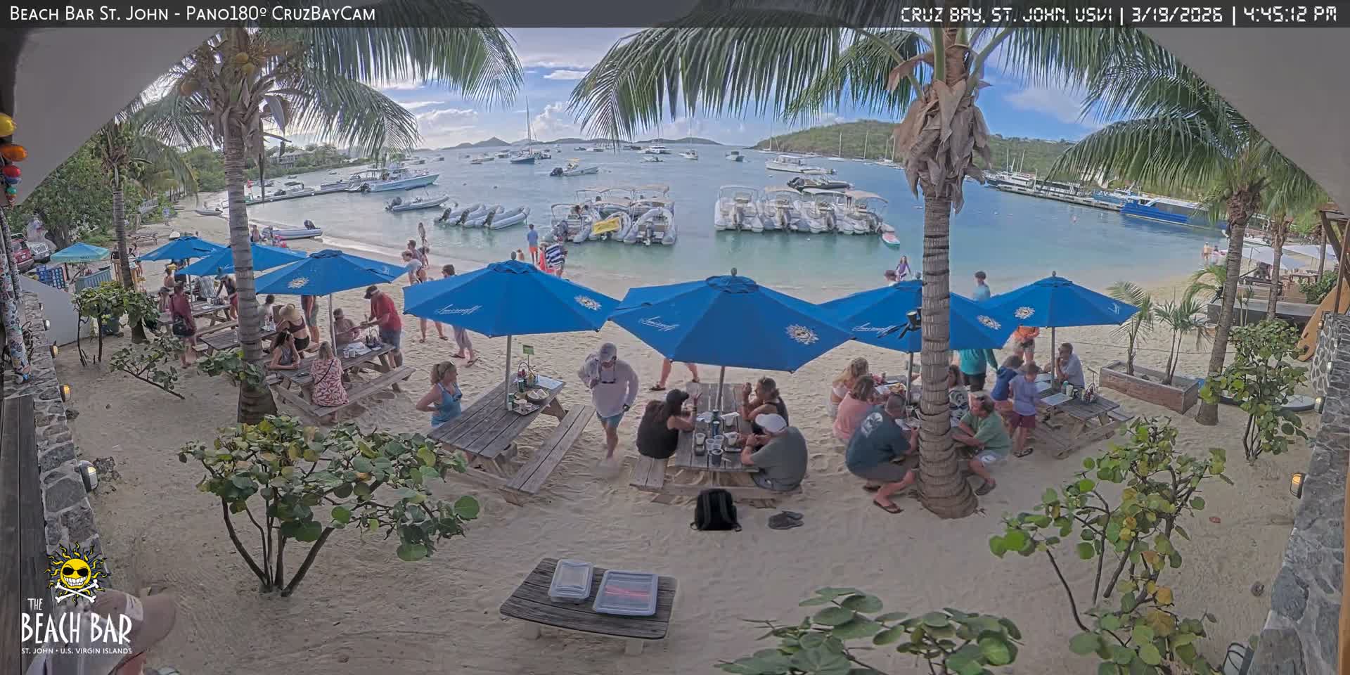 St. John, Cruz Bay Beach Live Cam -  Cruz Bay, St. John, United States Virgin Islands, USA