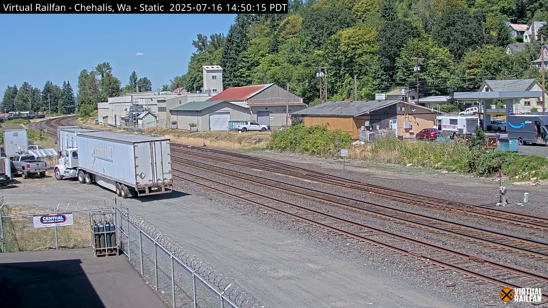 Chehalis City & Railroad Live Cam - Chehalis, Lewis, Washington, USA