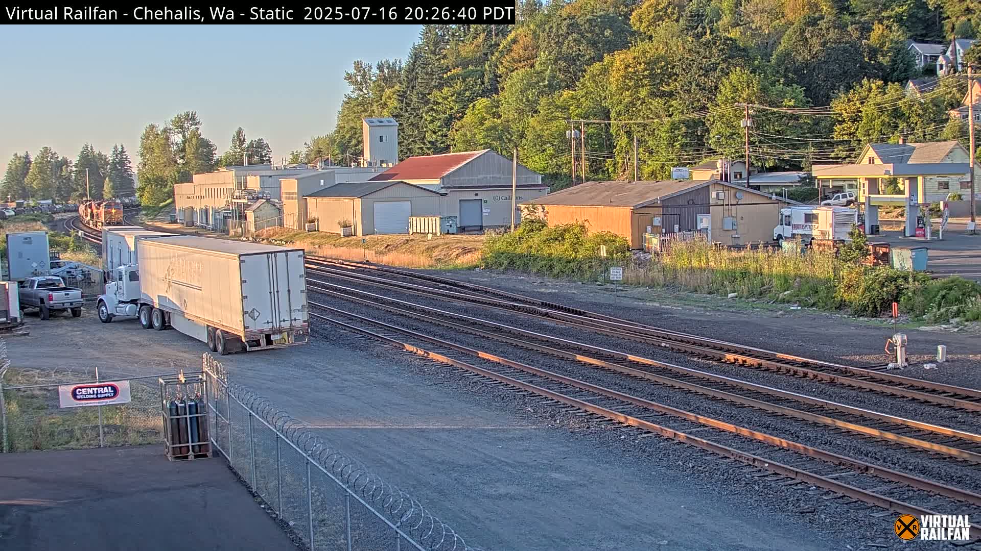 Chehalis City & Railroad Live Cam - Chehalis, Lewis, Washington, USA