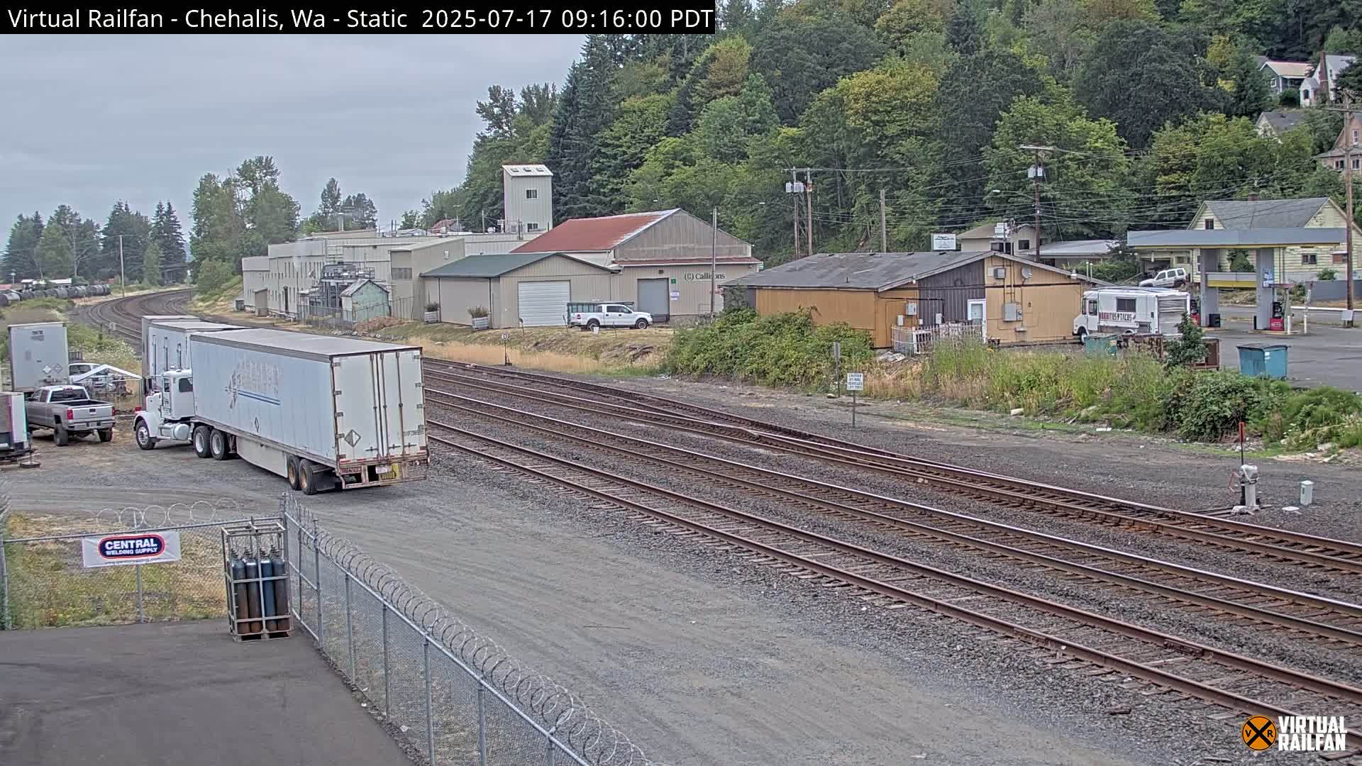 Chehalis City & Railroad Live Cam - Chehalis, Lewis, Washington, USA