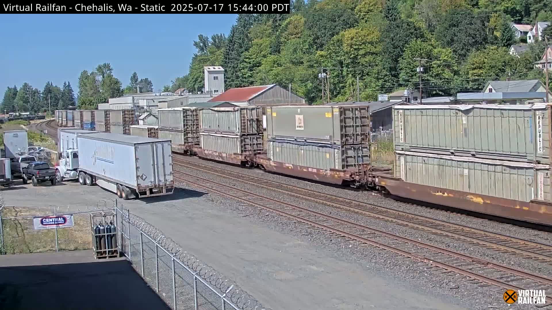 Chehalis City & Railroad Live Cam - Chehalis, Lewis, Washington, USA