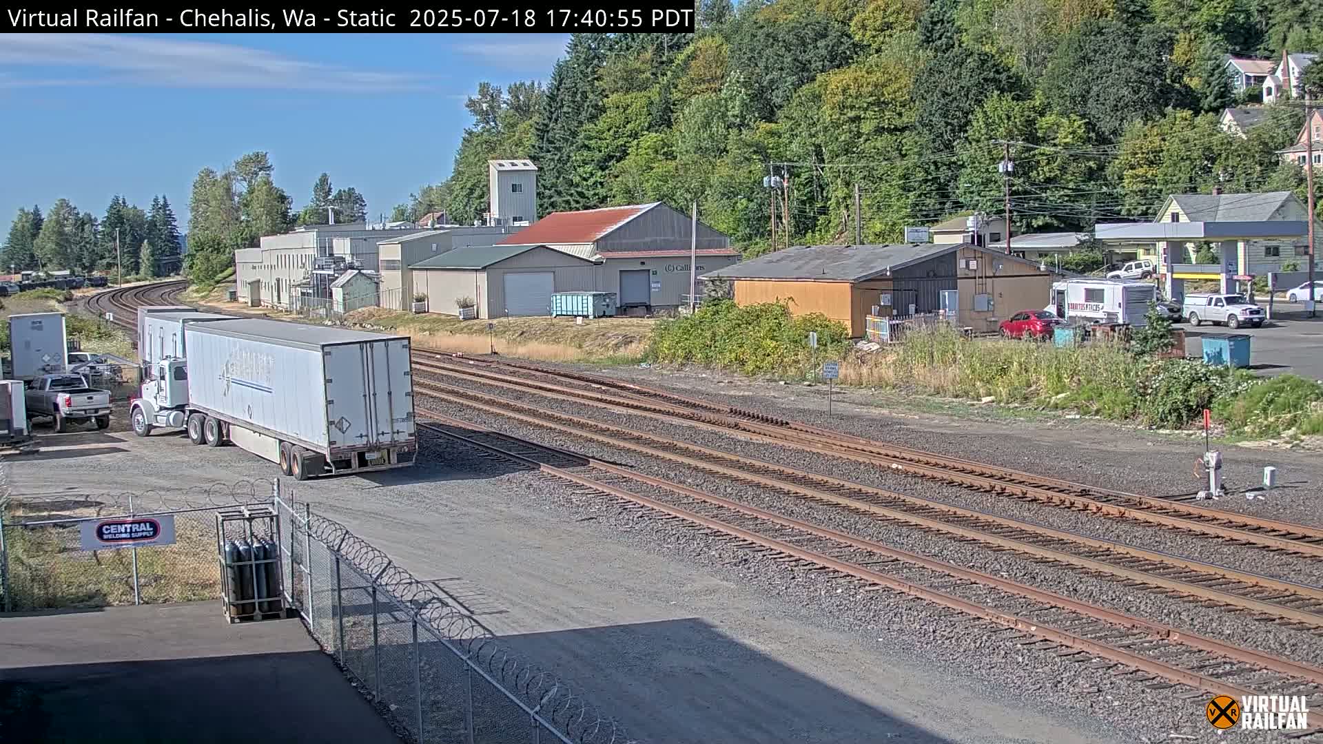 Chehalis City & Railroad Live Cam - Chehalis, Lewis, Washington, USA