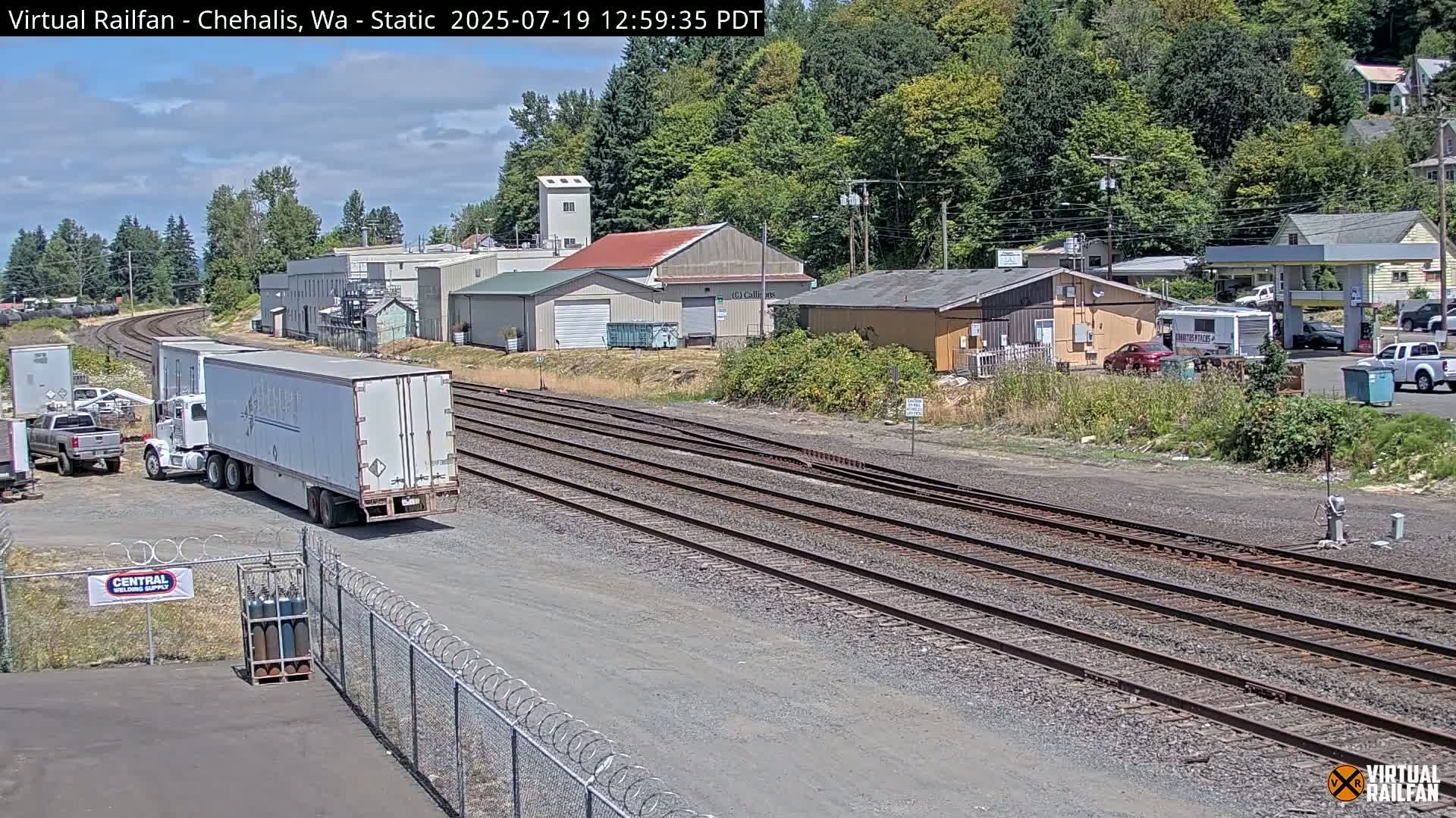 Chehalis City & Railroad Live Cam - Chehalis, Lewis, Washington, USA