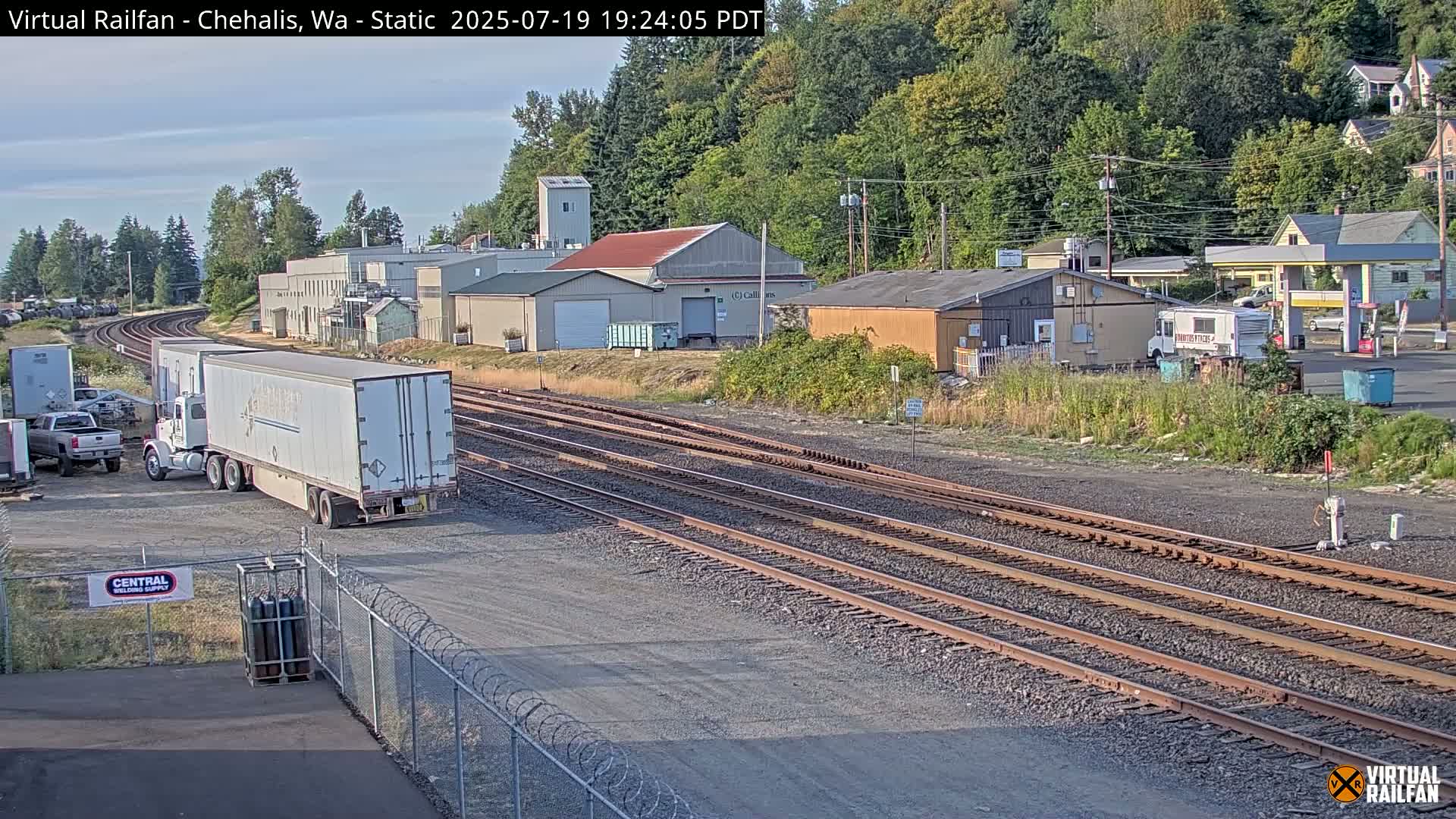 Chehalis City & Railroad Live Cam - Chehalis, Lewis, Washington, USA