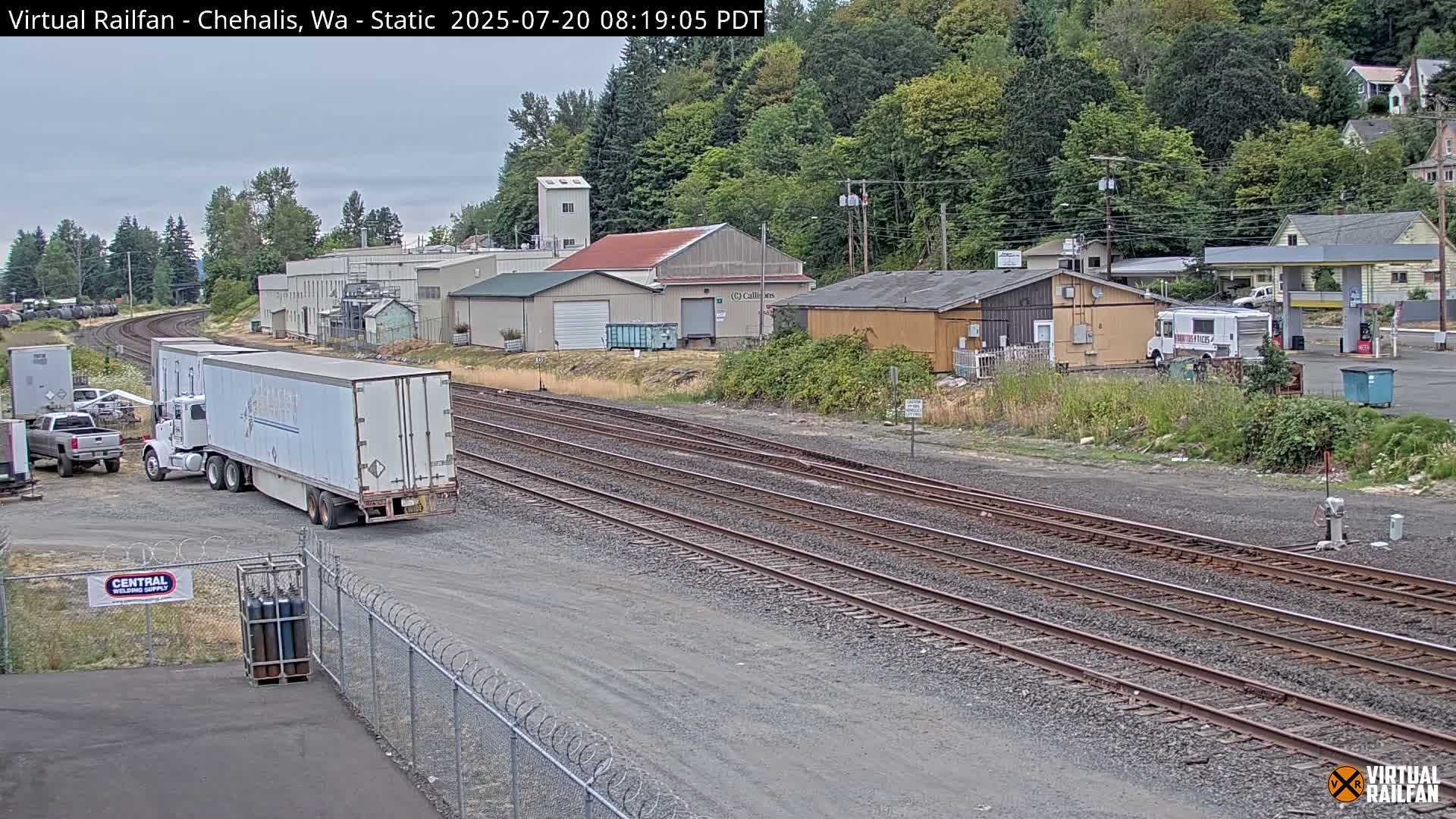 Chehalis City & Railroad Live Cam - Chehalis, Lewis, Washington, USA