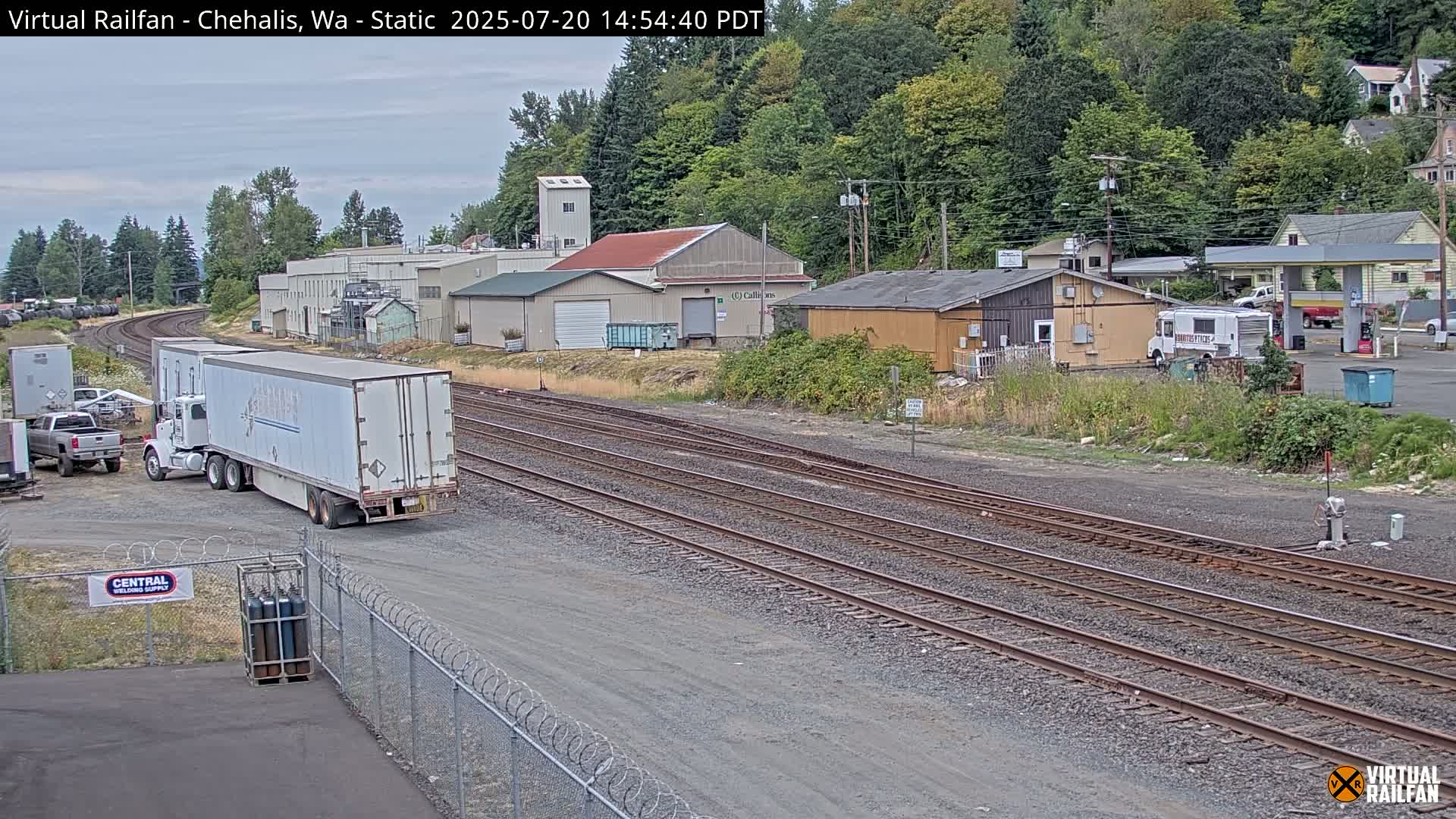 Chehalis City & Railroad Live Cam - Chehalis, Lewis, Washington, USA