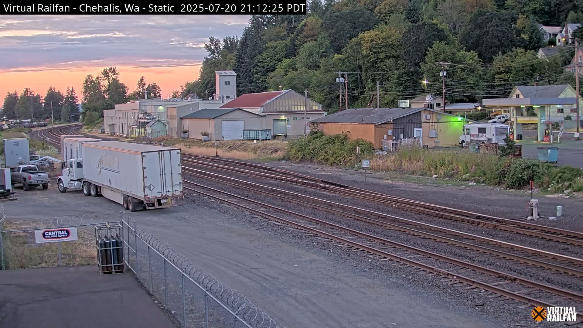 Chehalis City & Railroad Live Cam - Chehalis, Lewis, Washington, USA