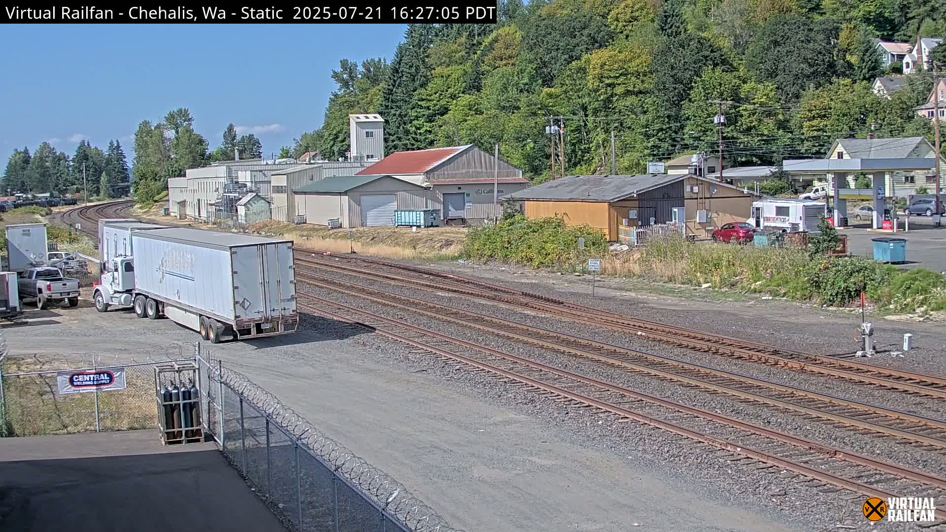 Chehalis City & Railroad Live Cam - Chehalis, Lewis, Washington, USA
