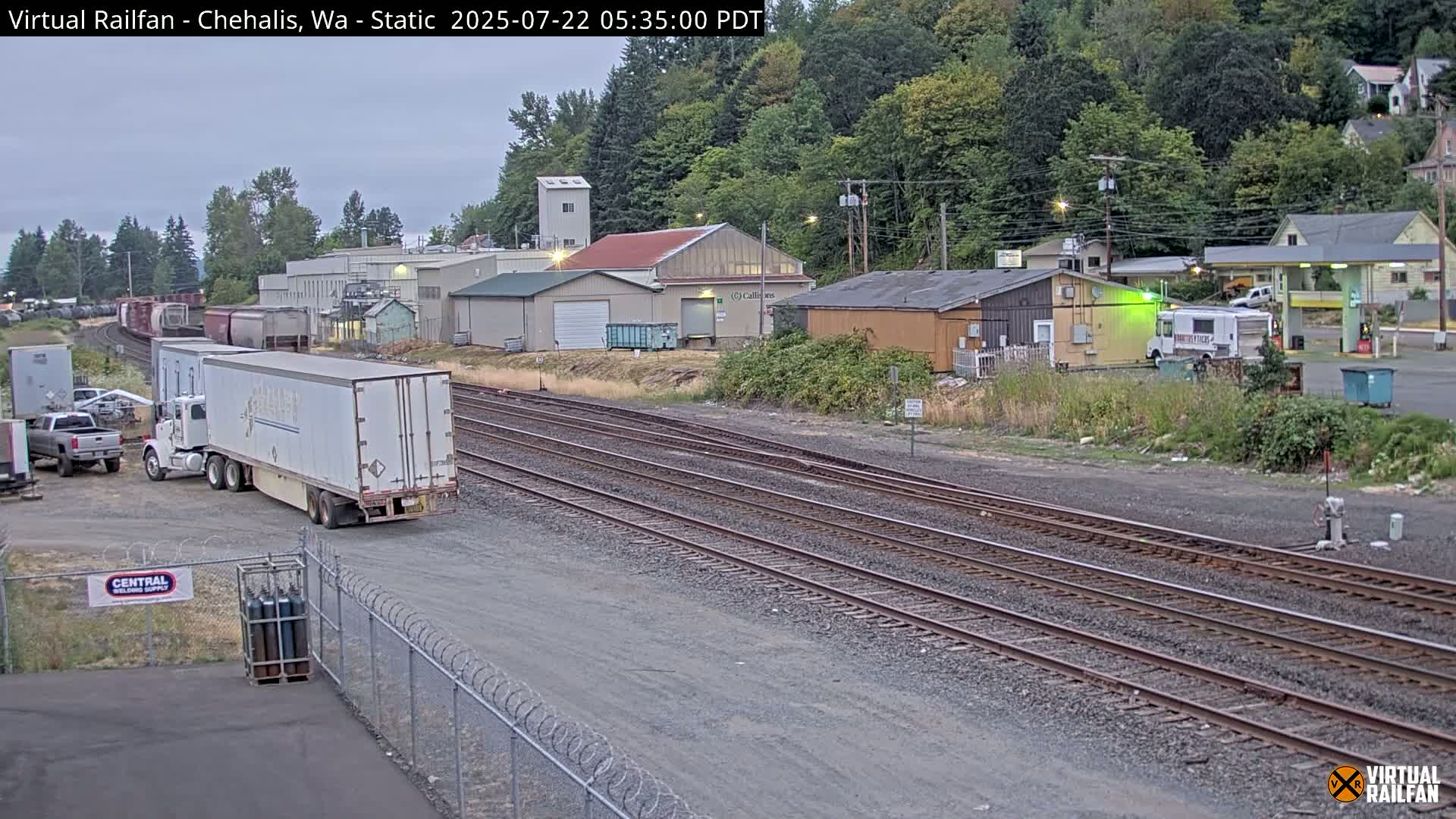 Chehalis City & Railroad Live Cam - Chehalis, Lewis, Washington, USA
