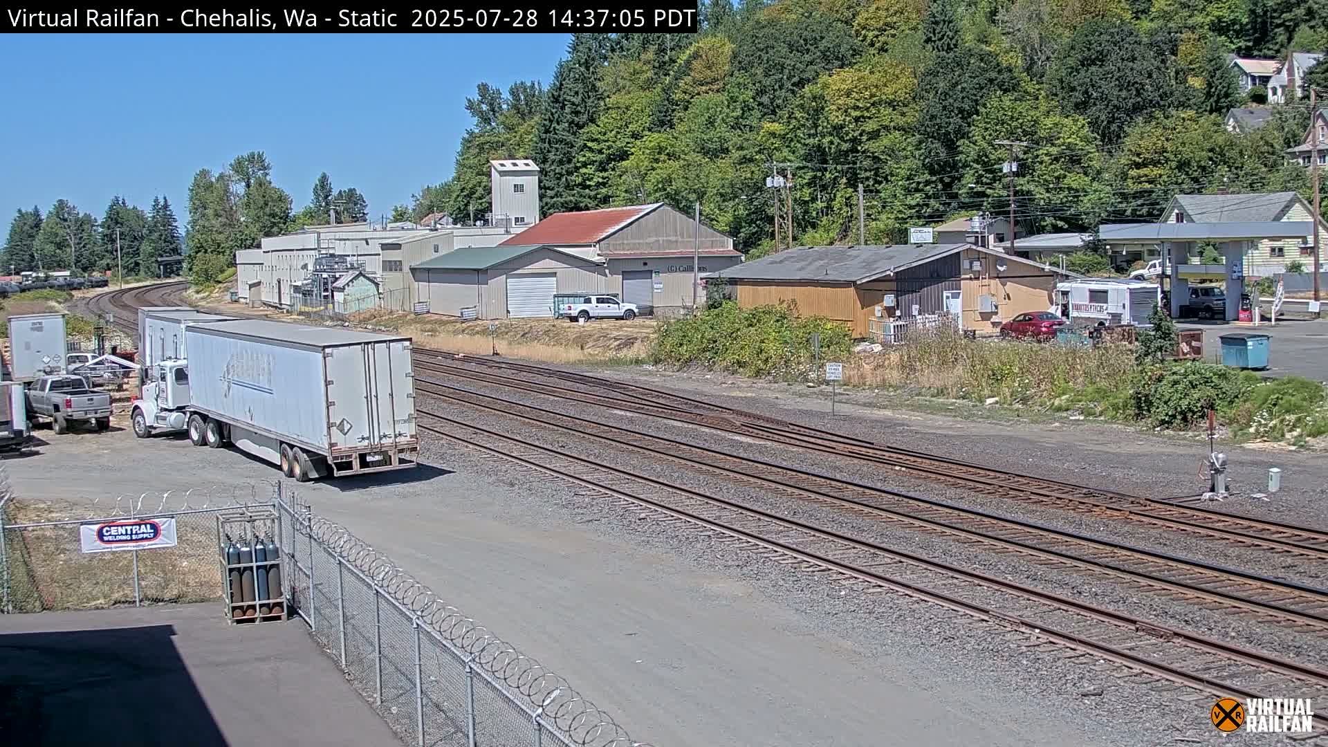 Chehalis City & Railroad Live Cam - Chehalis, Lewis, Washington, USA