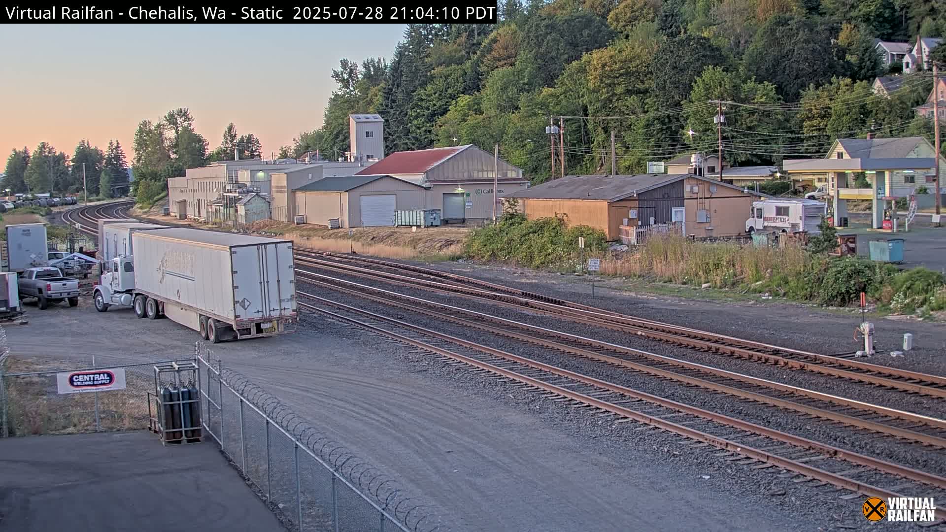 Chehalis City & Railroad Live Cam - Chehalis, Lewis, Washington, USA