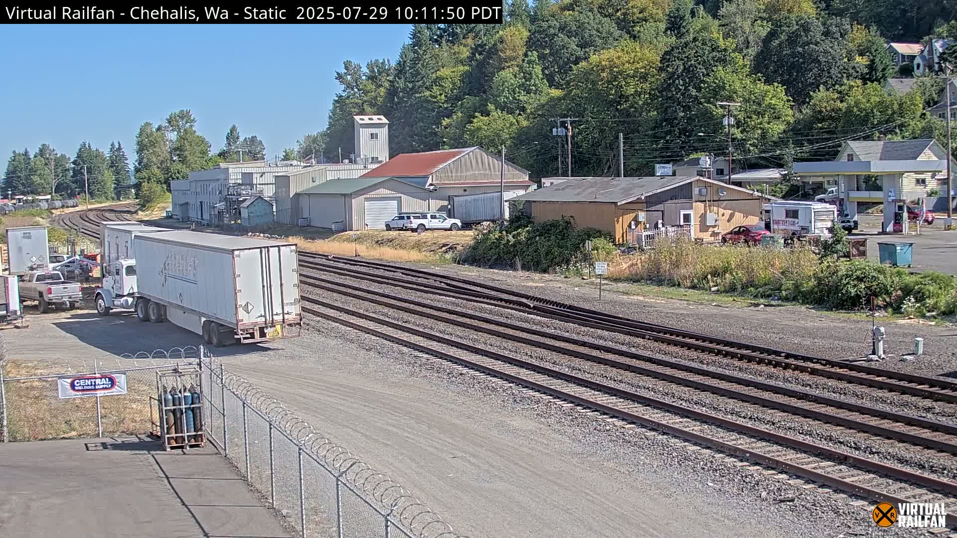 Chehalis City & Railroad Live Cam - Chehalis, Lewis, Washington, USA