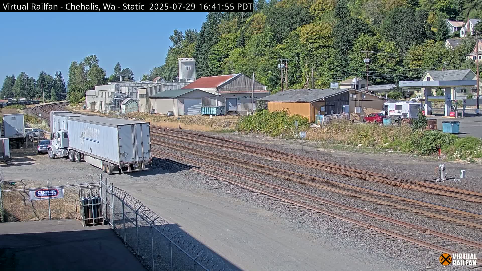 Chehalis City & Railroad Live Cam - Chehalis, Lewis, Washington, USA