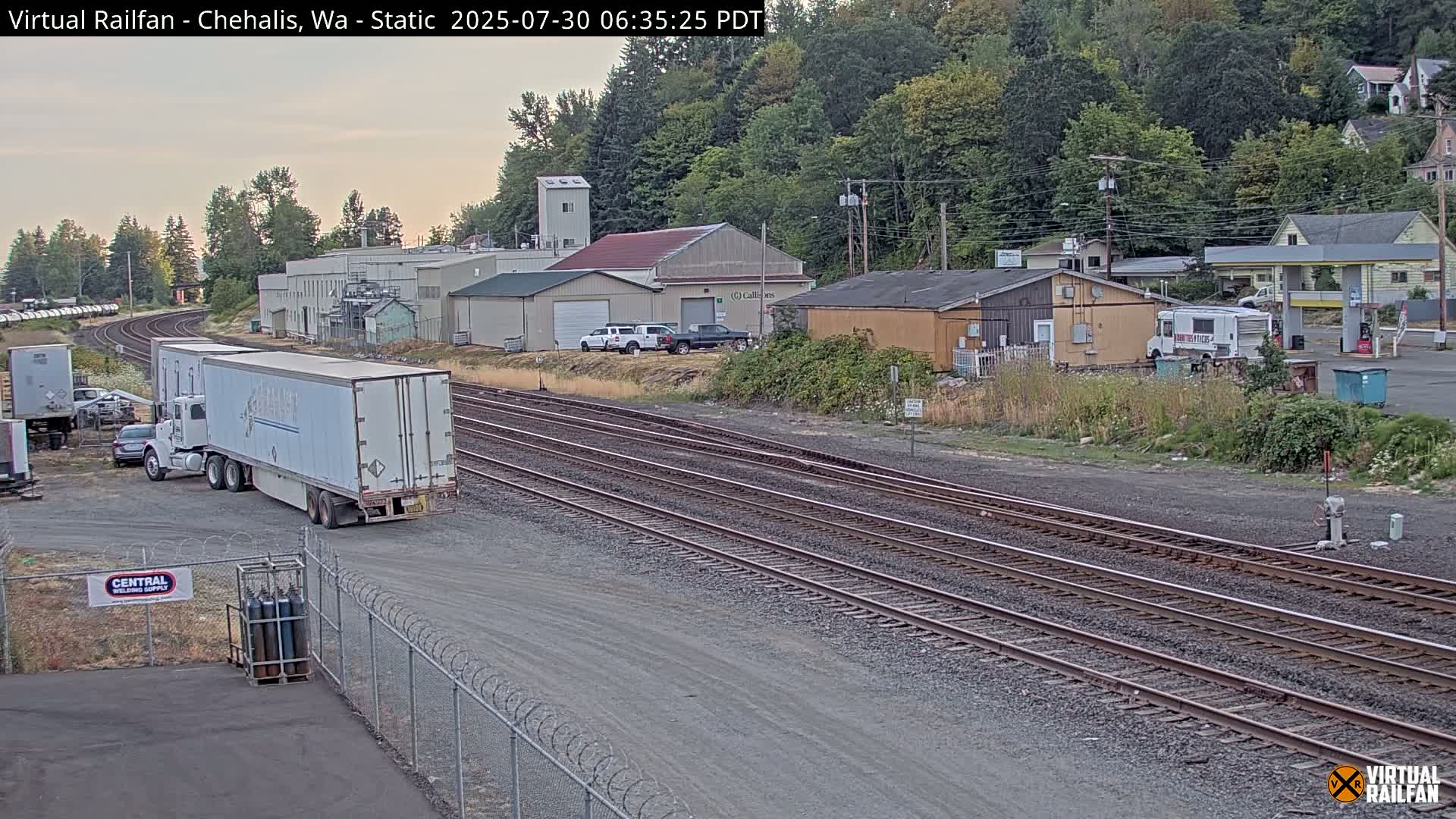 Chehalis City & Railroad Live Cam - Chehalis, Lewis, Washington, USA