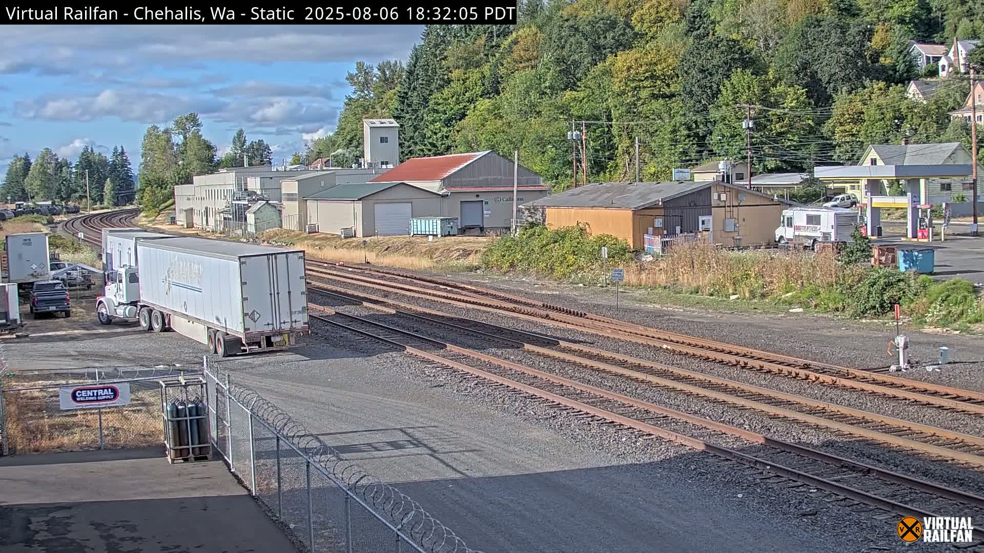 Chehalis City & Railroad Live Cam - Chehalis, Lewis, Washington, USA