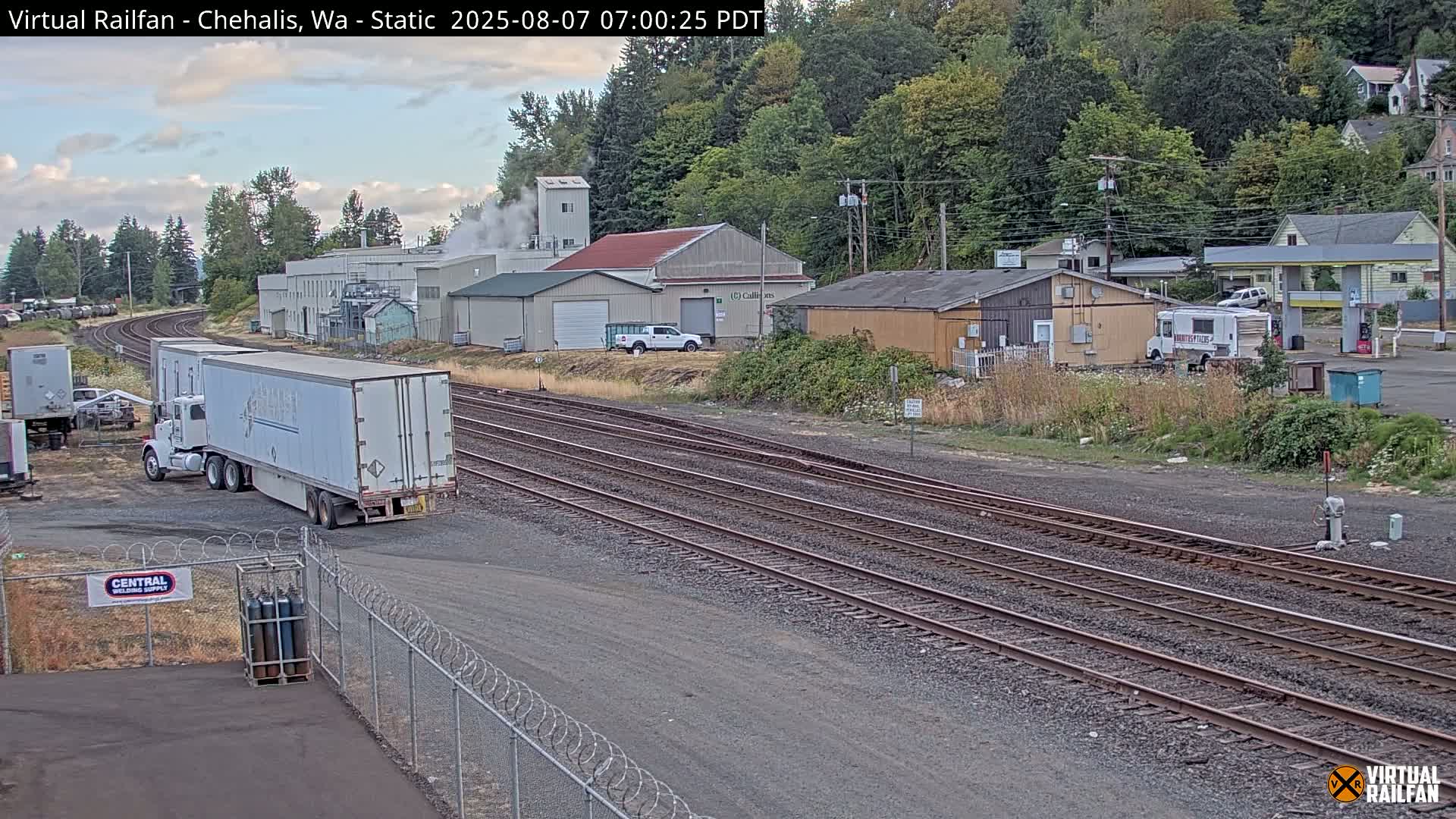 Chehalis City & Railroad Live Cam - Chehalis, Lewis, Washington, USA