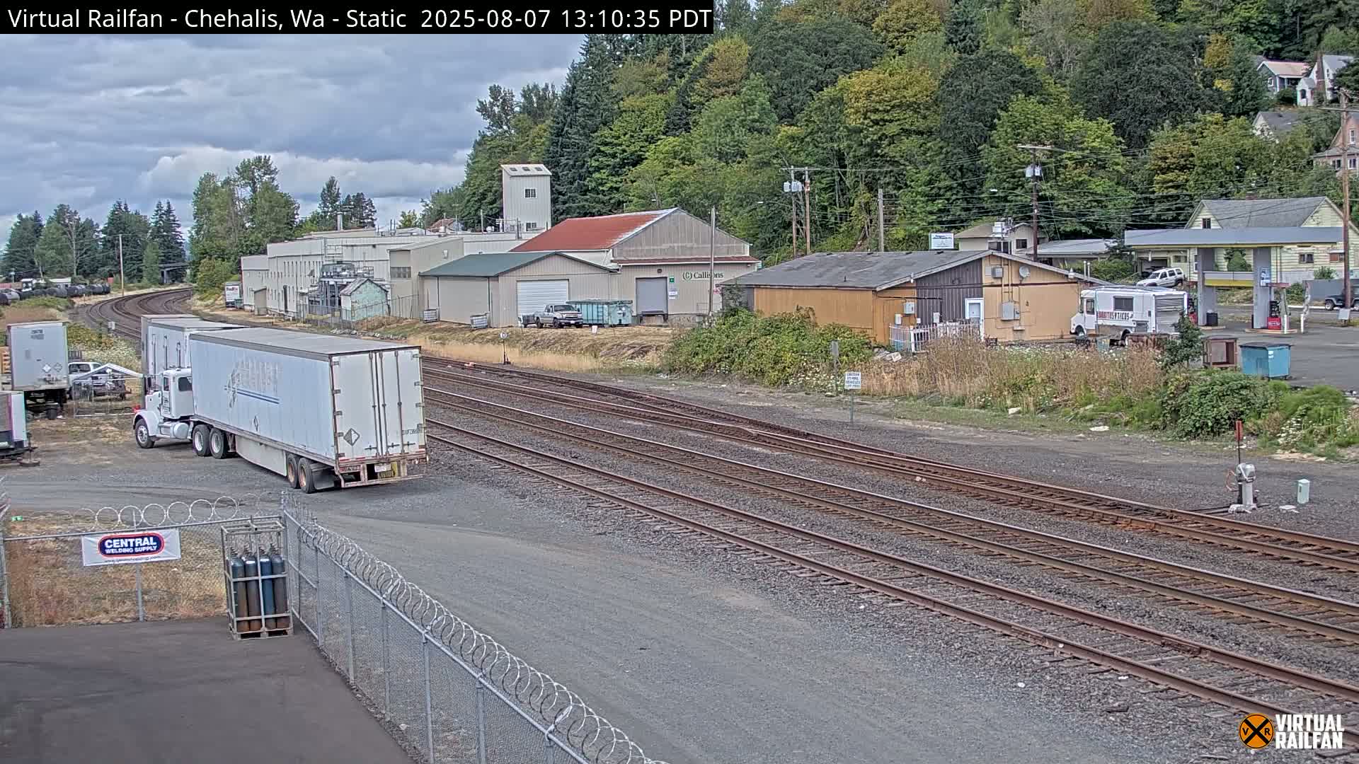 Chehalis City & Railroad Live Cam - Chehalis, Lewis, Washington, USA