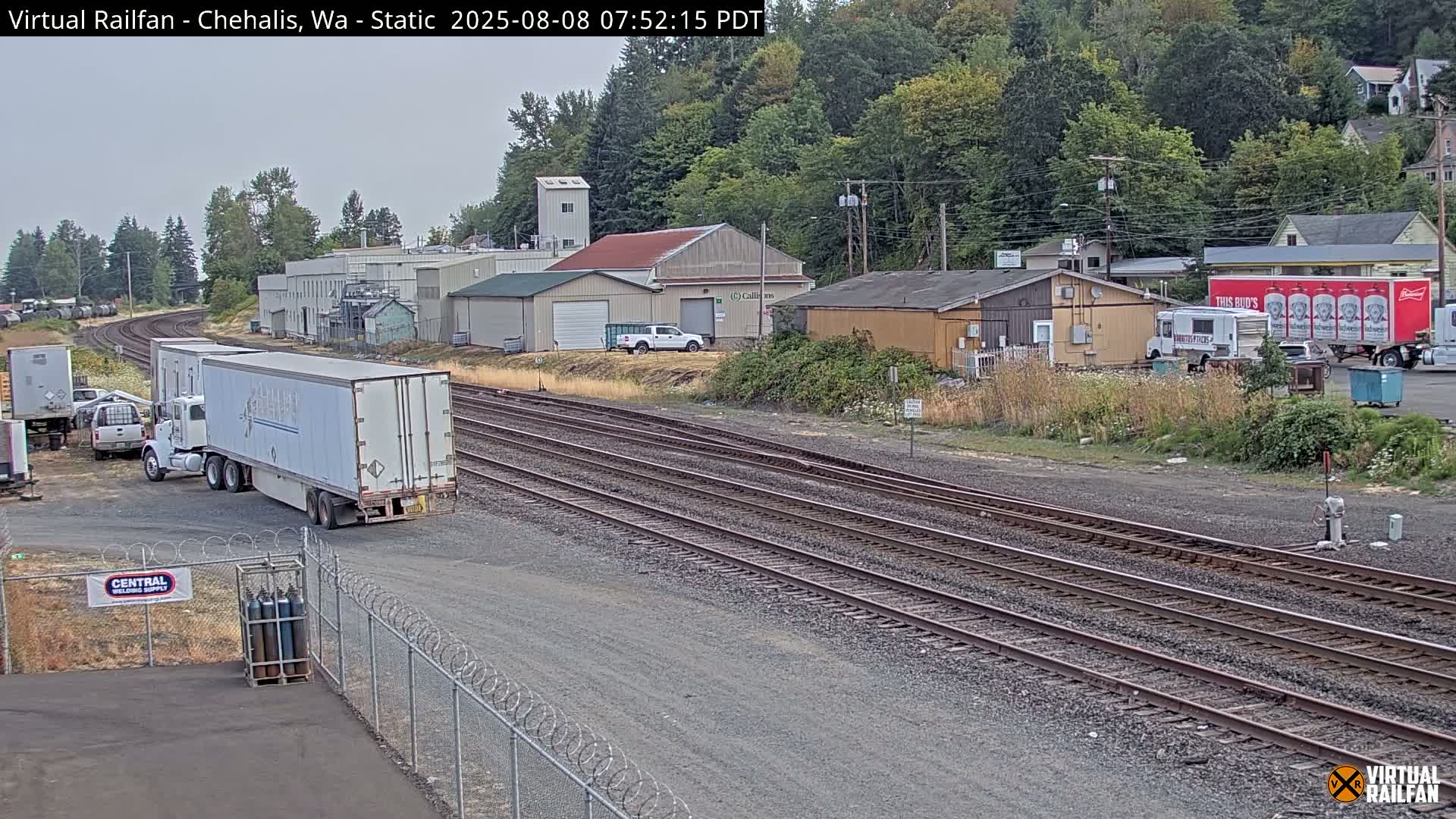 Chehalis City & Railroad Live Cam - Chehalis, Lewis, Washington, USA