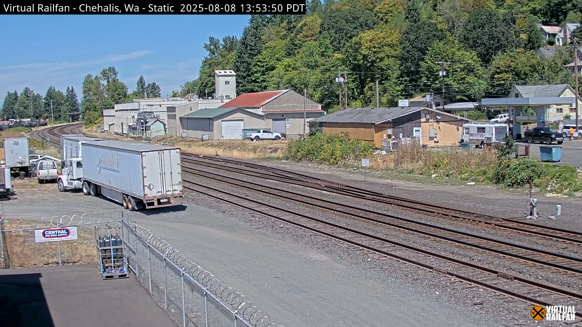 Chehalis City & Railroad Live Cam - Chehalis, Lewis, Washington, USA