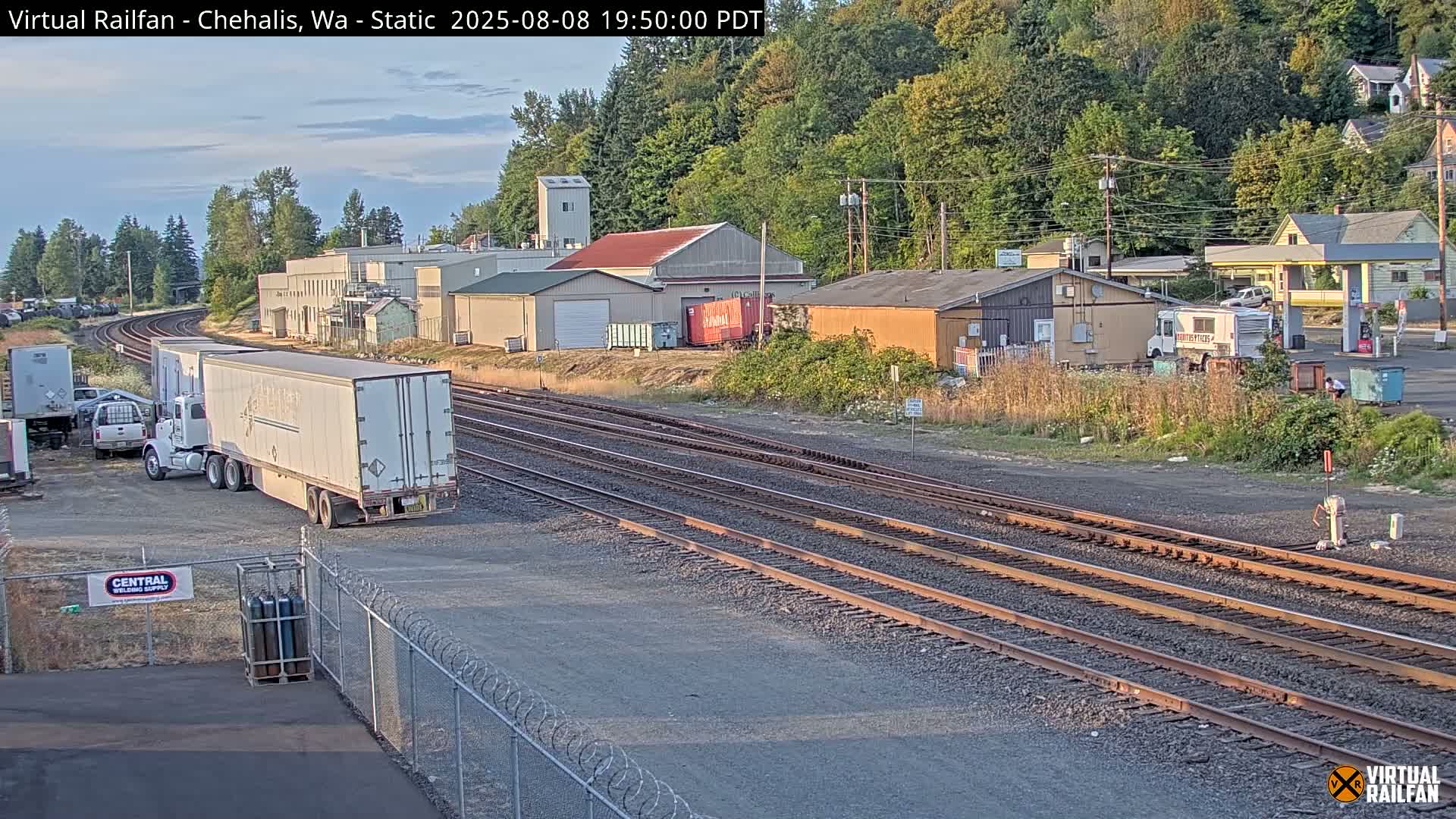 Chehalis City & Railroad Live Cam - Chehalis, Lewis, Washington, USA