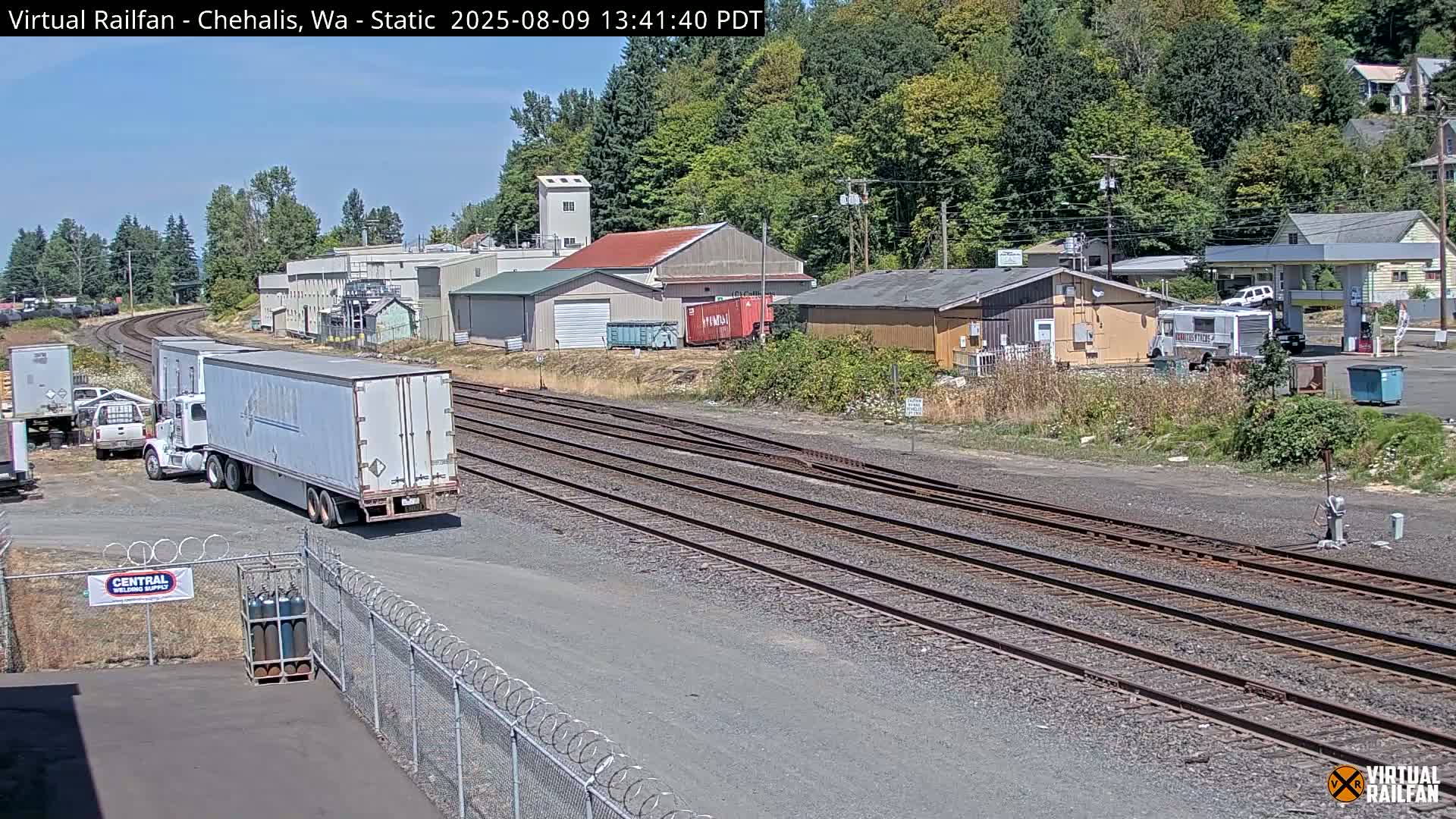 Chehalis City & Railroad Live Cam - Chehalis, Lewis, Washington, USA