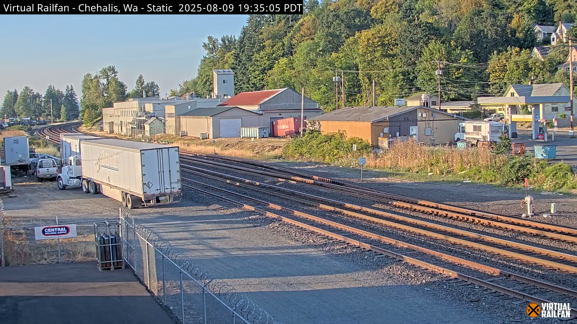Chehalis City & Railroad Live Cam - Chehalis, Lewis, Washington, USA