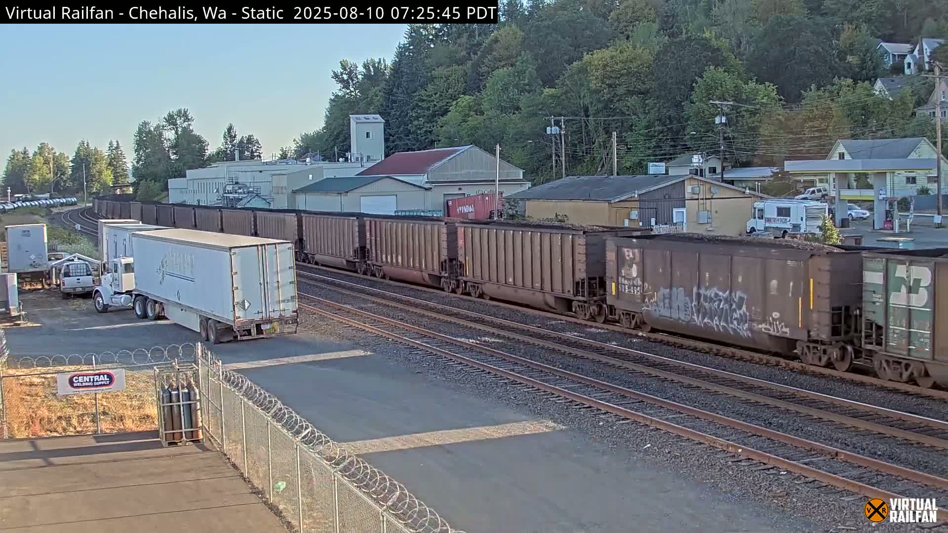 Chehalis City & Railroad Live Cam - Chehalis, Lewis, Washington, USA
