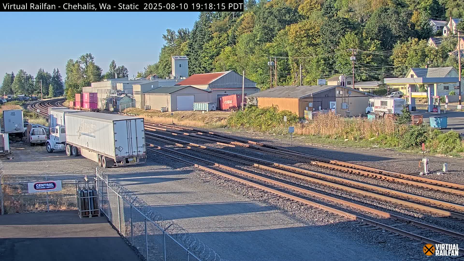 Chehalis City & Railroad Live Cam - Chehalis, Lewis, Washington, USA