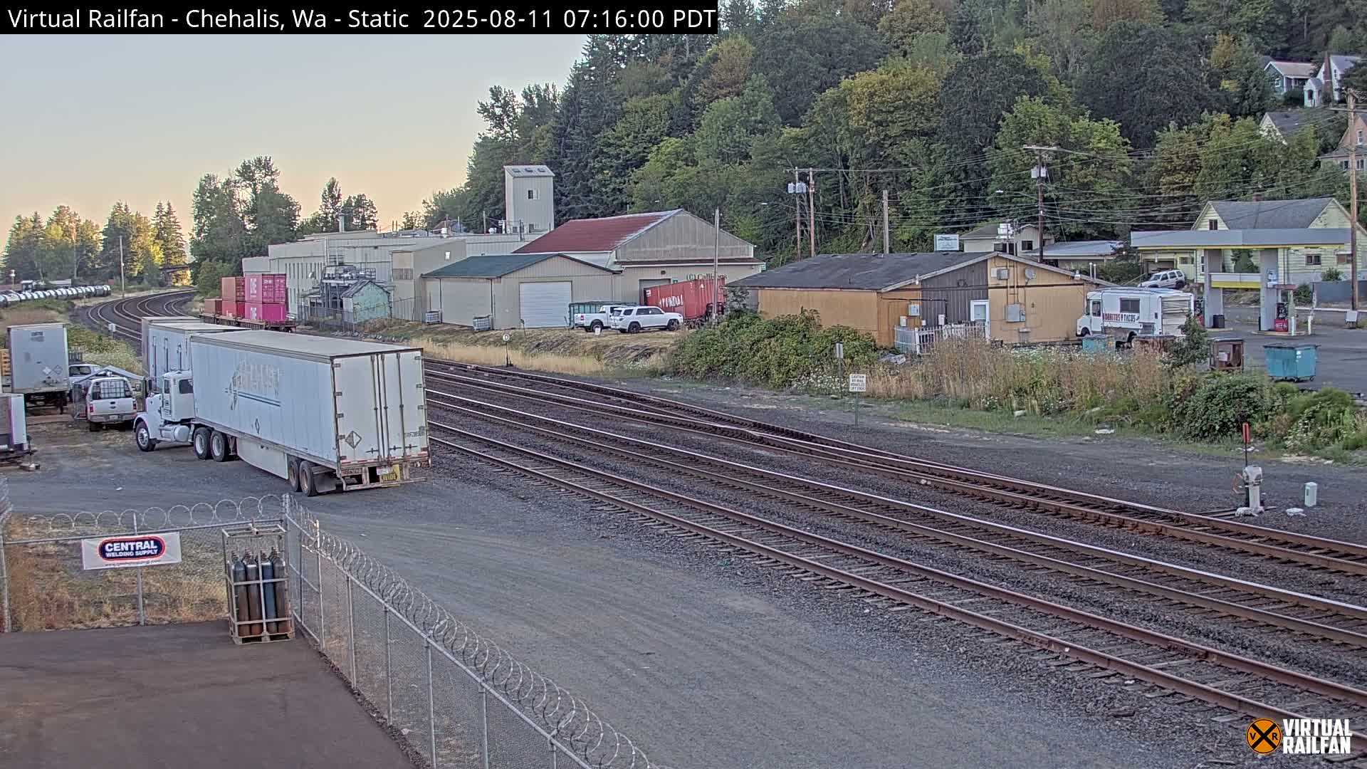 Chehalis City & Railroad Live Cam - Chehalis, Lewis, Washington, USA