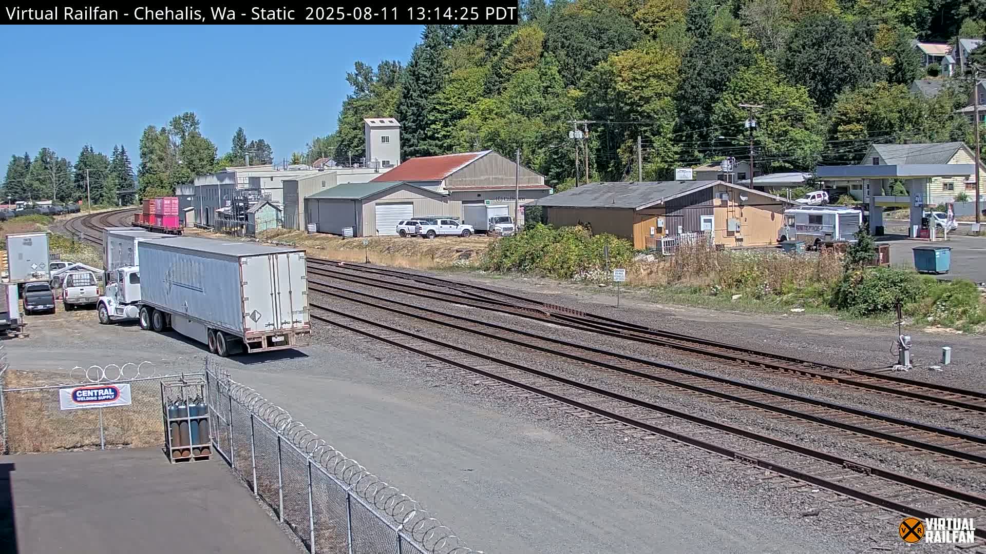 Chehalis City & Railroad Live Cam - Chehalis, Lewis, Washington, USA