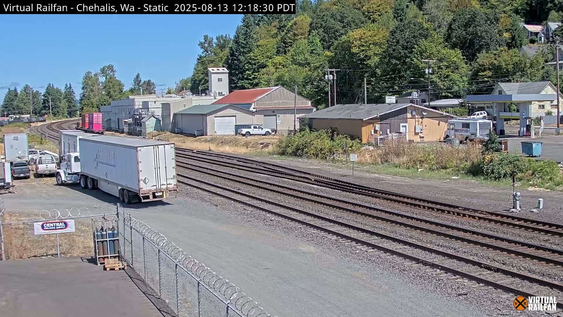 Chehalis City & Railroad Live Cam - Chehalis, Lewis, Washington, USA