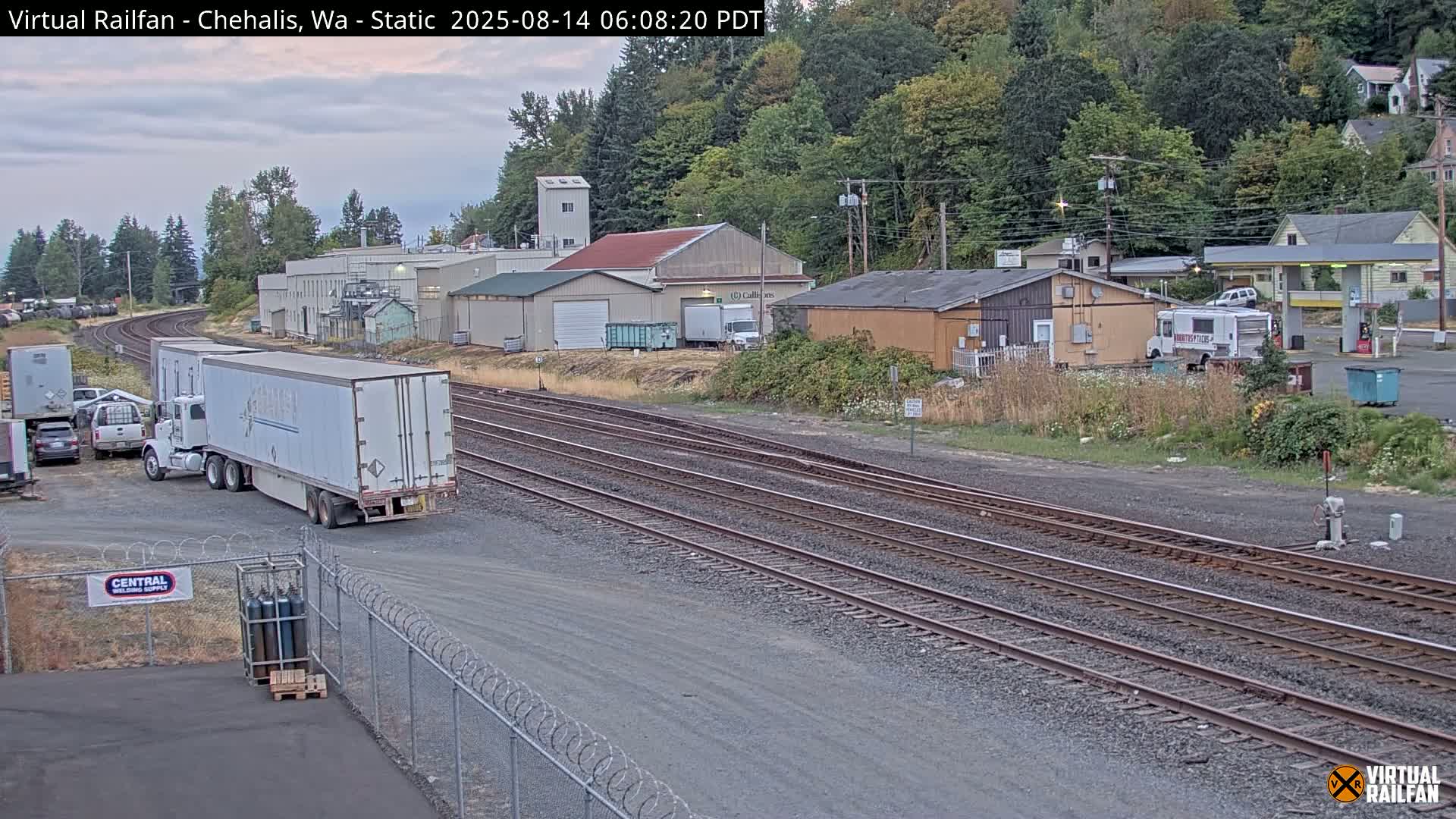 Chehalis City & Railroad Live Cam - Chehalis, Lewis, Washington, USA