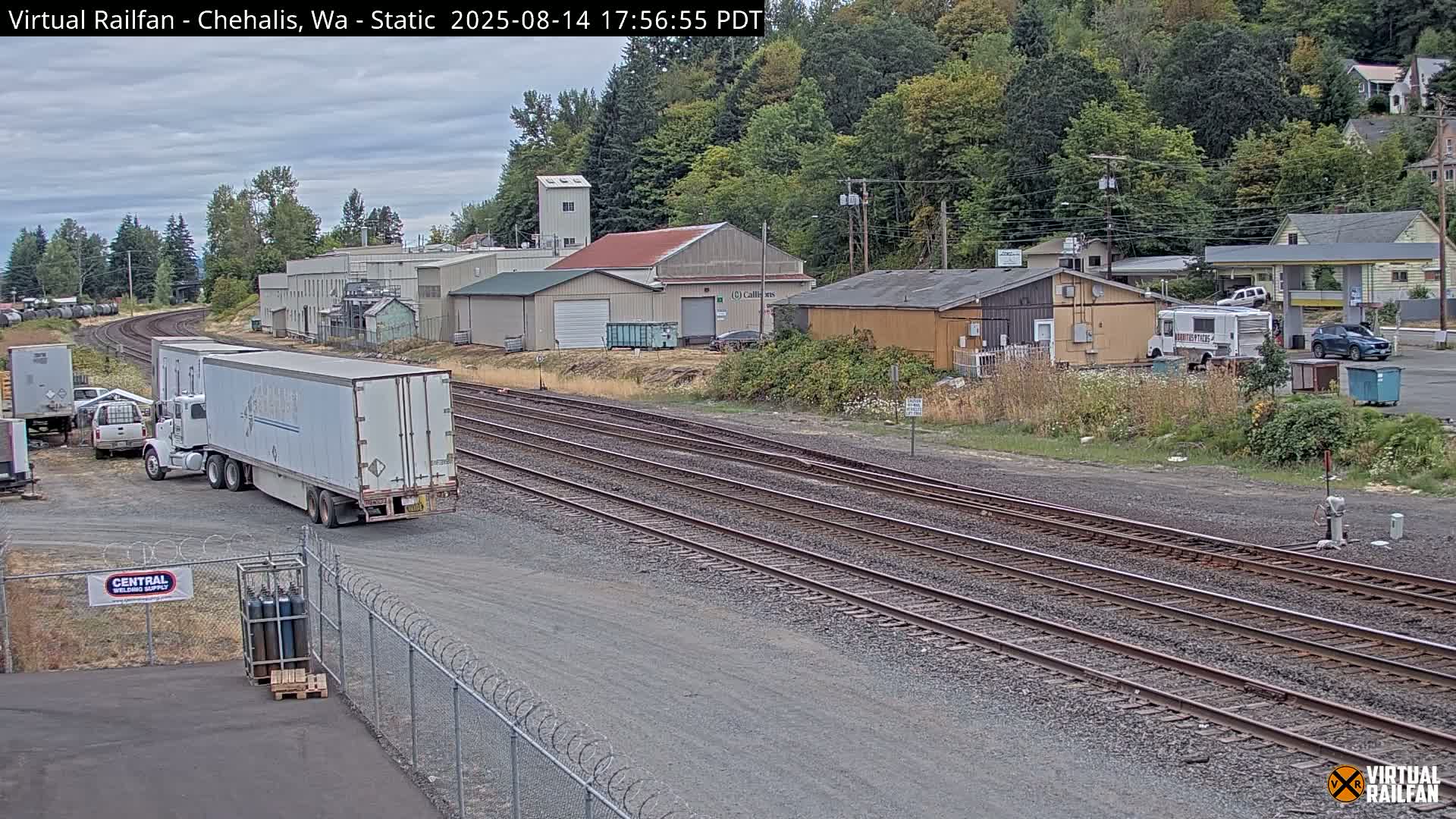Chehalis City & Railroad Live Cam - Chehalis, Lewis, Washington, USA