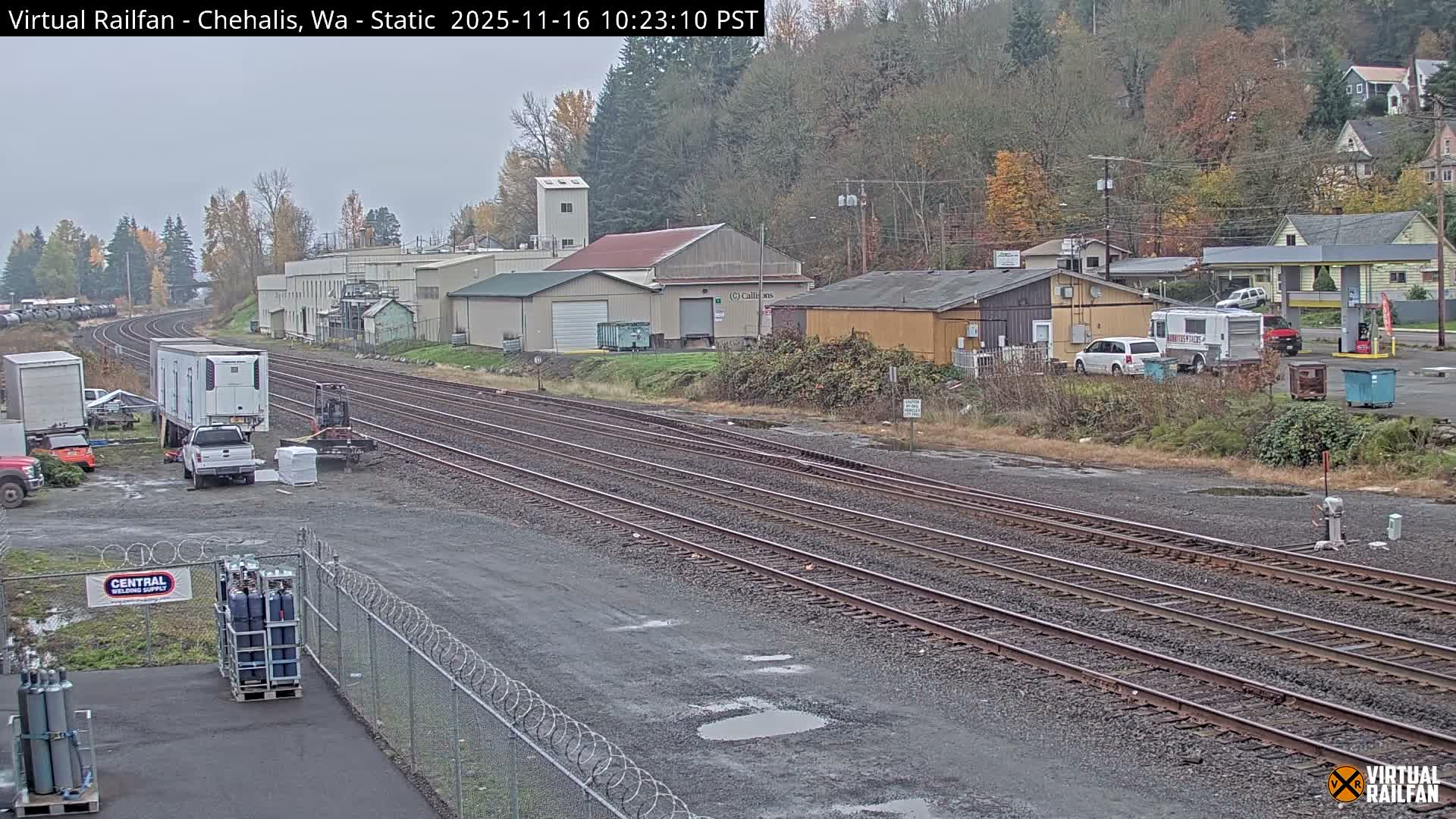 Chehalis City & Railroad Live Cam - Chehalis, Lewis, Washington, USA