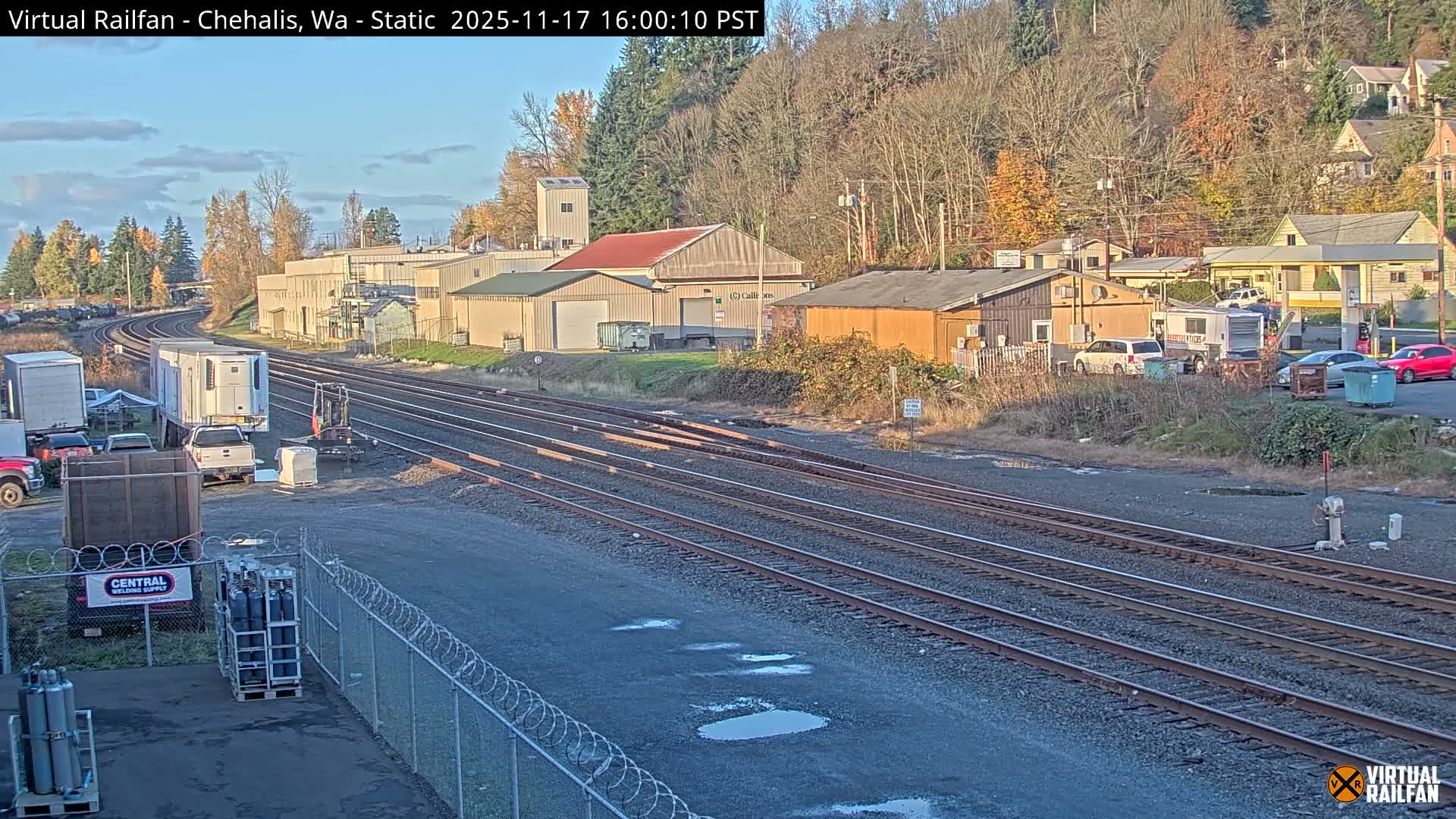 Chehalis City & Railroad Live Cam - Chehalis, Lewis, Washington, USA