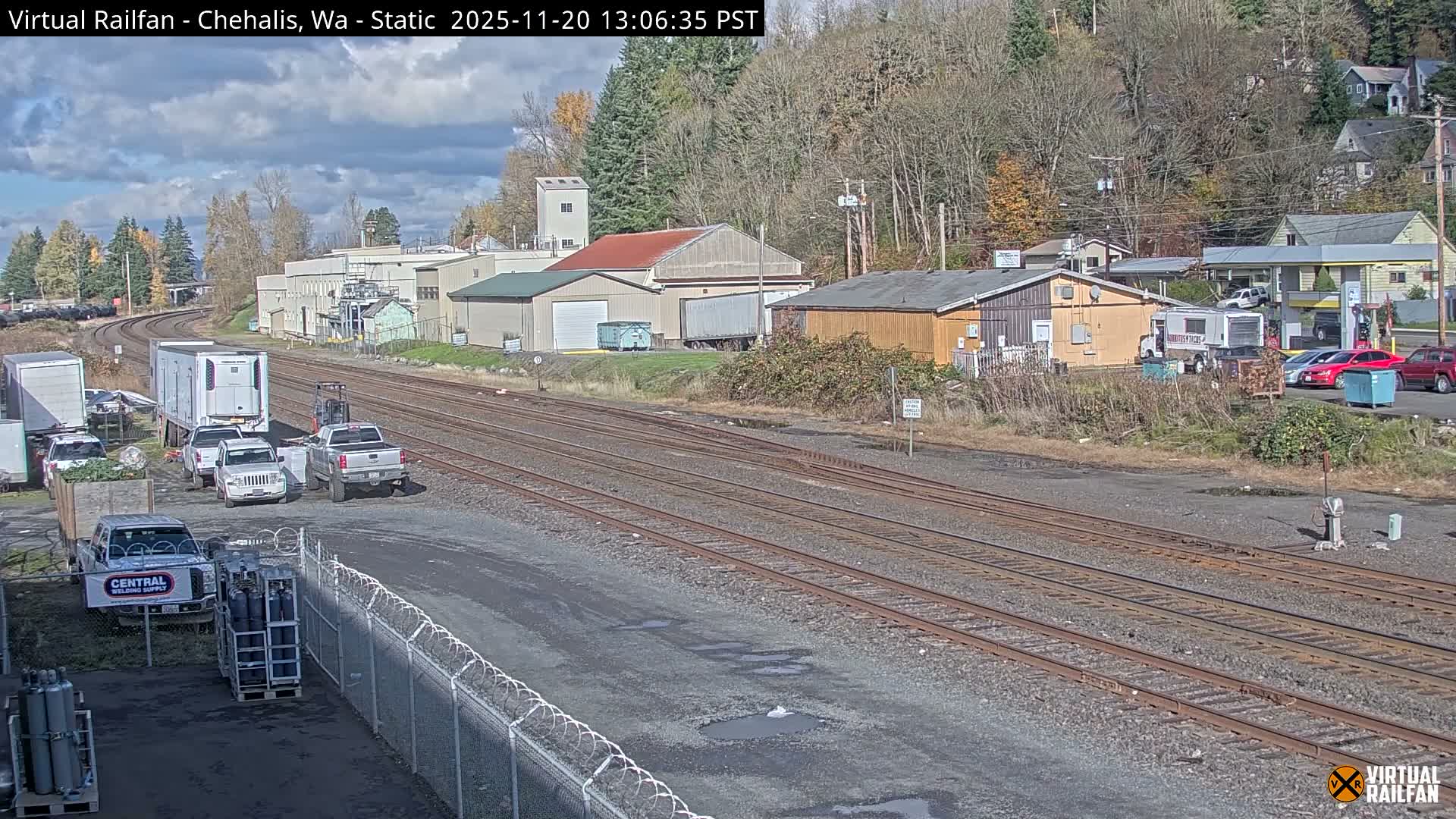 Chehalis City & Railroad Live Cam - Chehalis, Lewis, Washington, USA