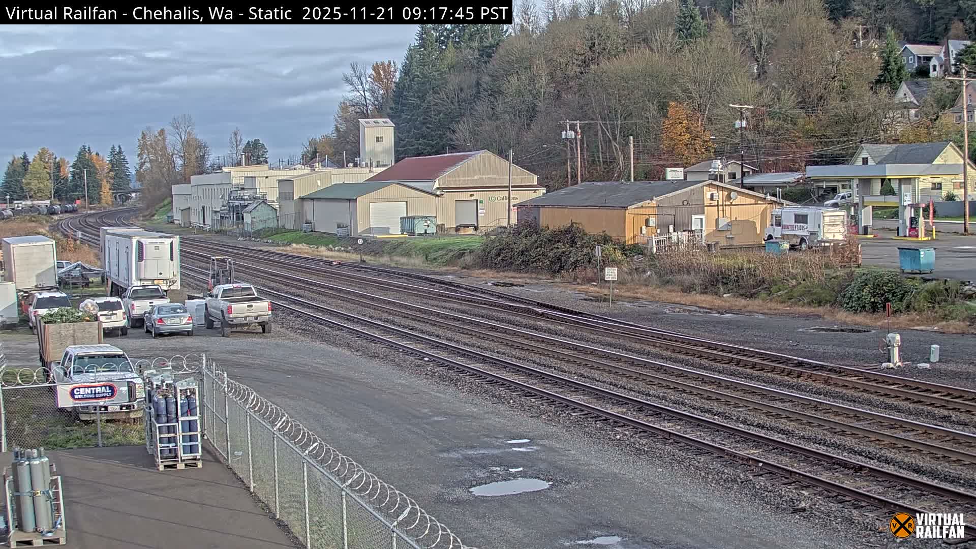Chehalis City & Railroad Live Cam - Chehalis, Lewis, Washington, USA