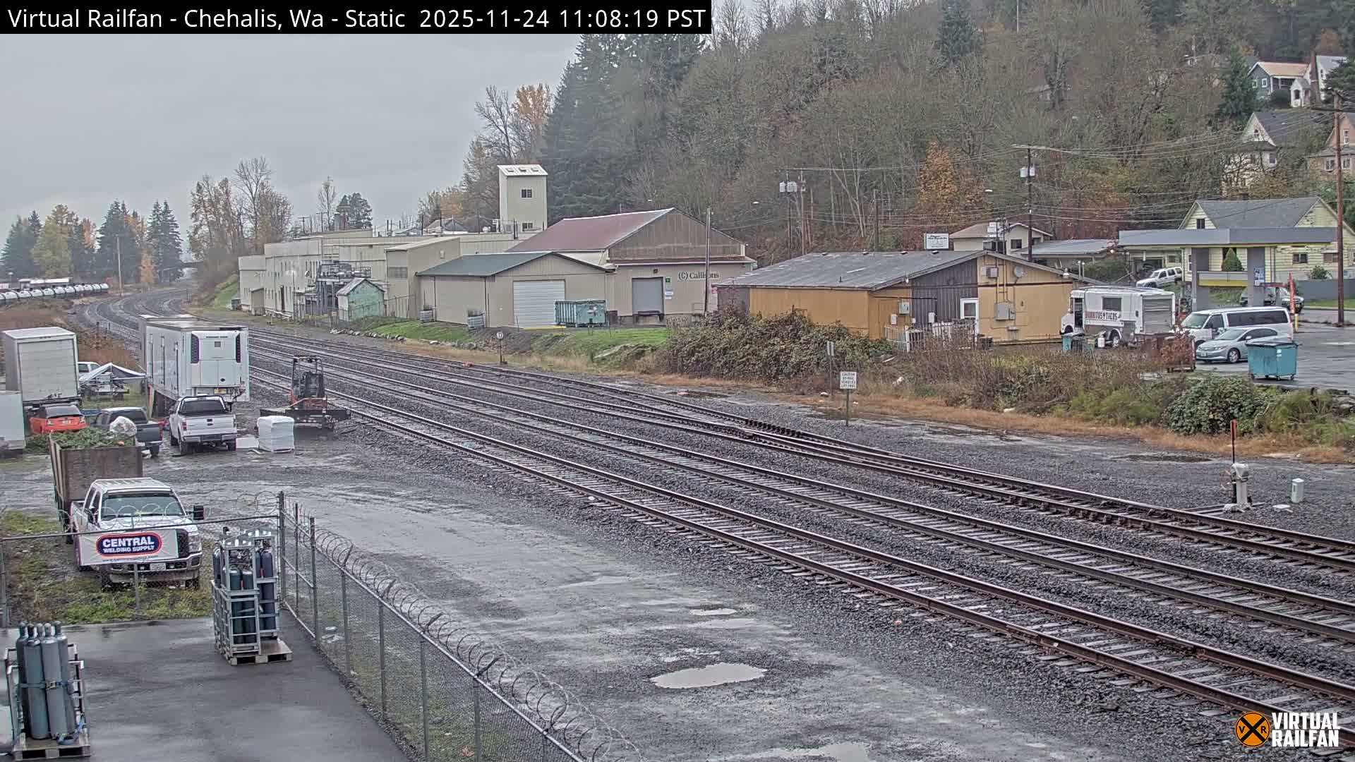 Chehalis City & Railroad Live Cam - Chehalis, Lewis, Washington, USA