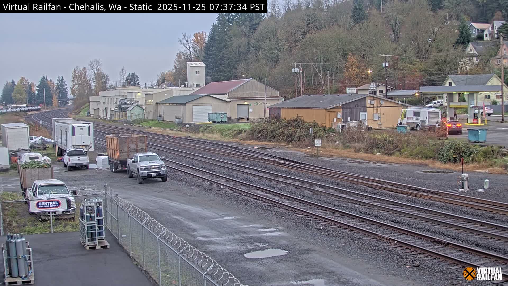 Chehalis City & Railroad Live Cam - Chehalis, Lewis, Washington, USA