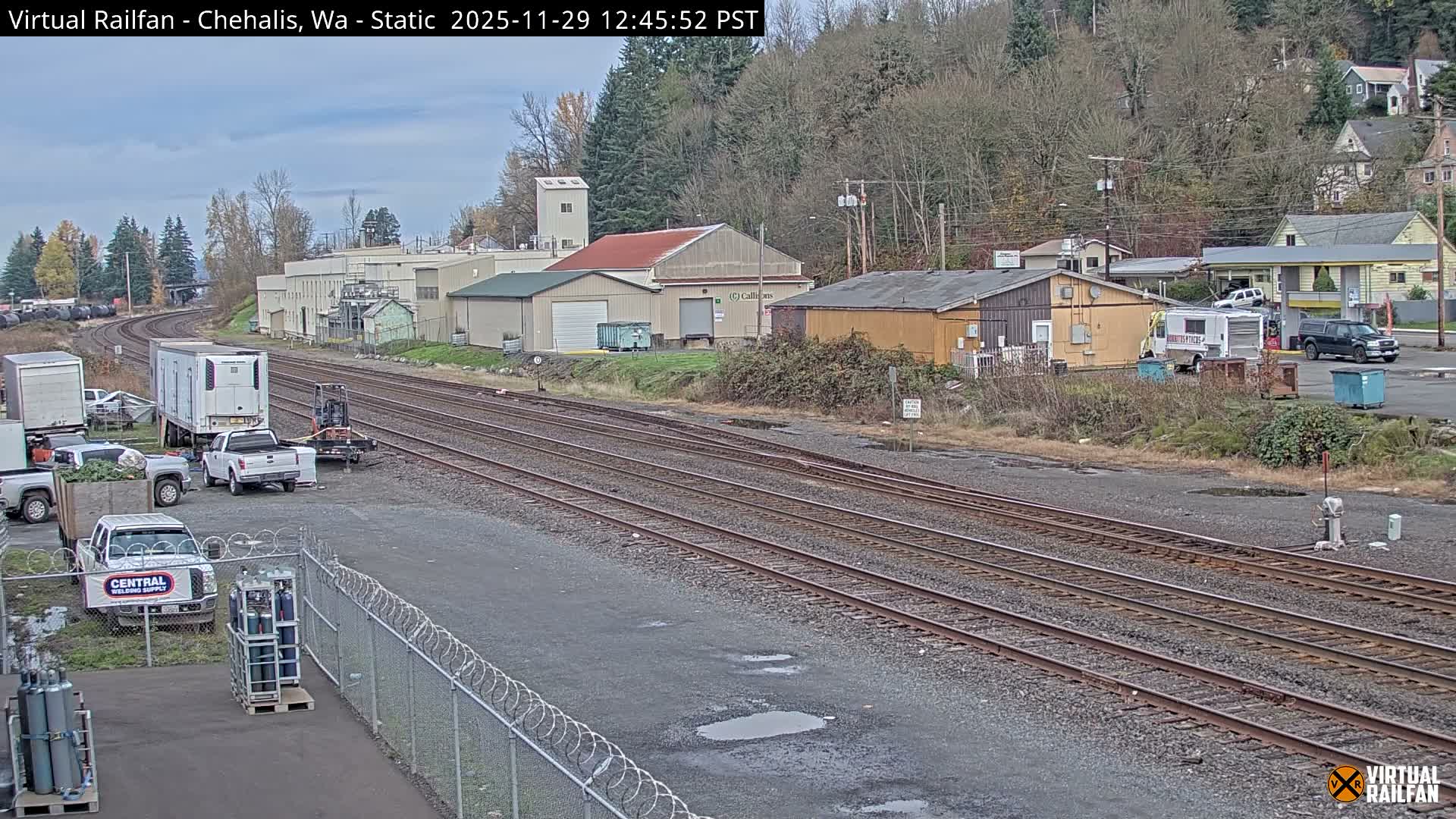 Chehalis City & Railroad Live Cam - Chehalis, Lewis, Washington, USA