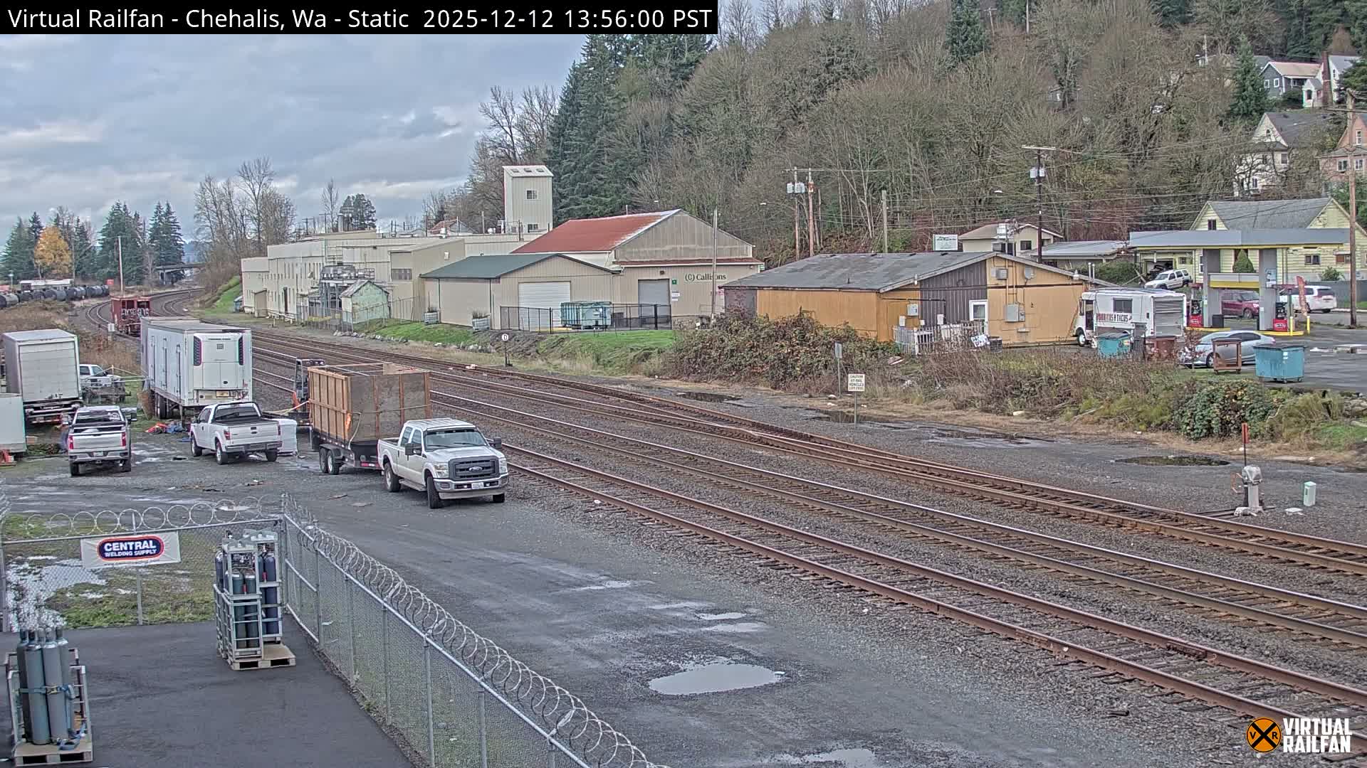 Chehalis City & Railroad Live Cam - Chehalis, Lewis, Washington, USA