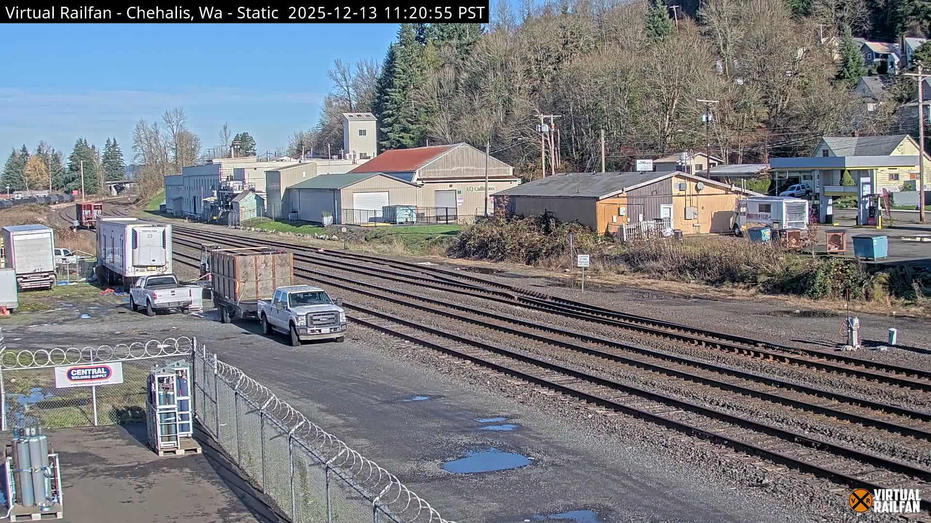 Chehalis City & Railroad Live Cam - Chehalis, Lewis, Washington, USA