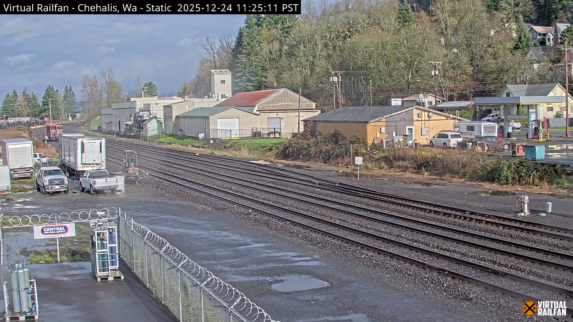 Chehalis City & Railroad Live Cam - Chehalis, Lewis, Washington, USA