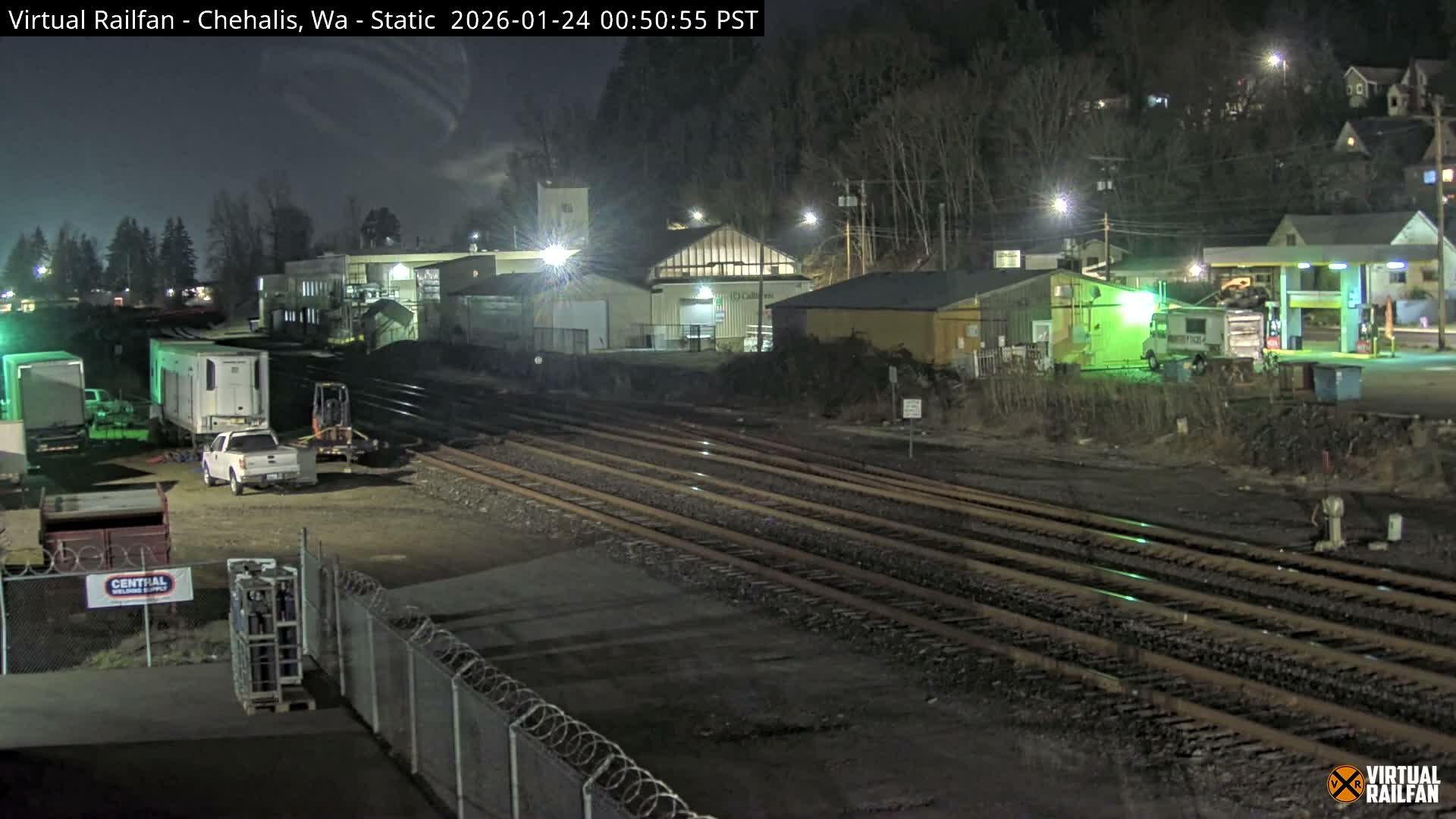 Chehalis City & Railroad Live Cam - Chehalis, Lewis, Washington, USA