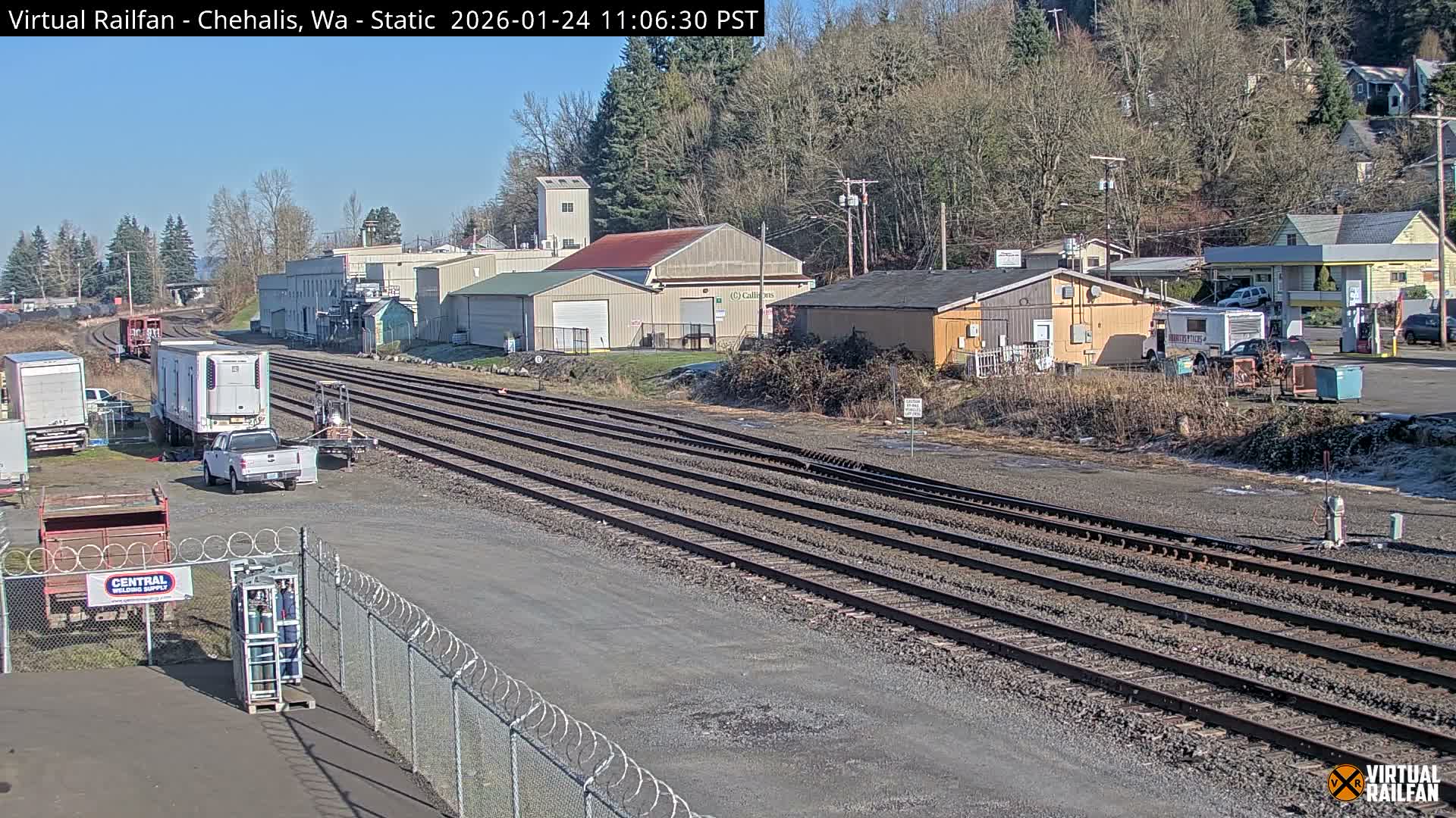Chehalis City & Railroad Live Cam - Chehalis, Lewis, Washington, USA
